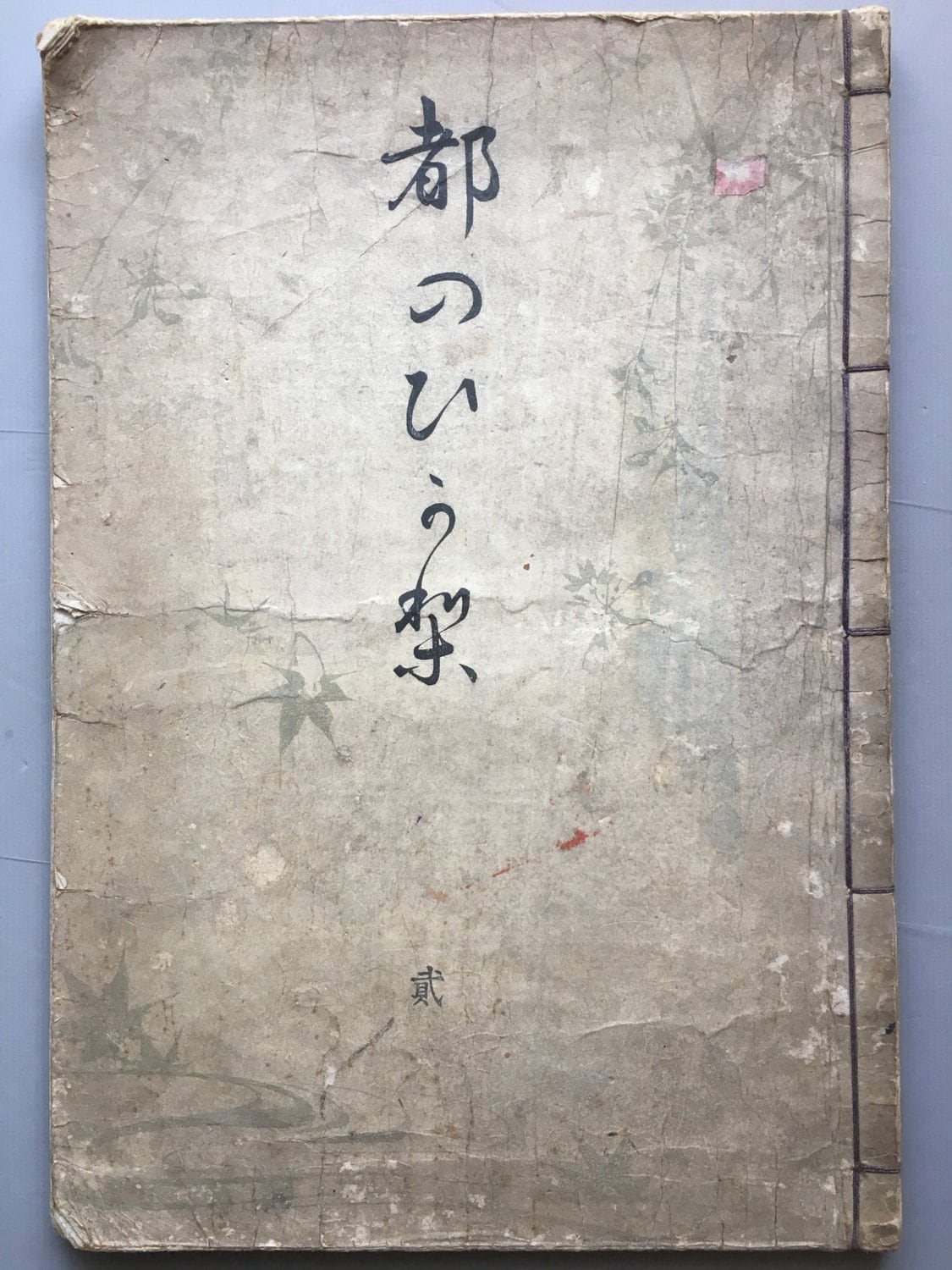 1899, Japanese original woodblock print book, Ueno Seiko, "Miyako no Hikari #2"