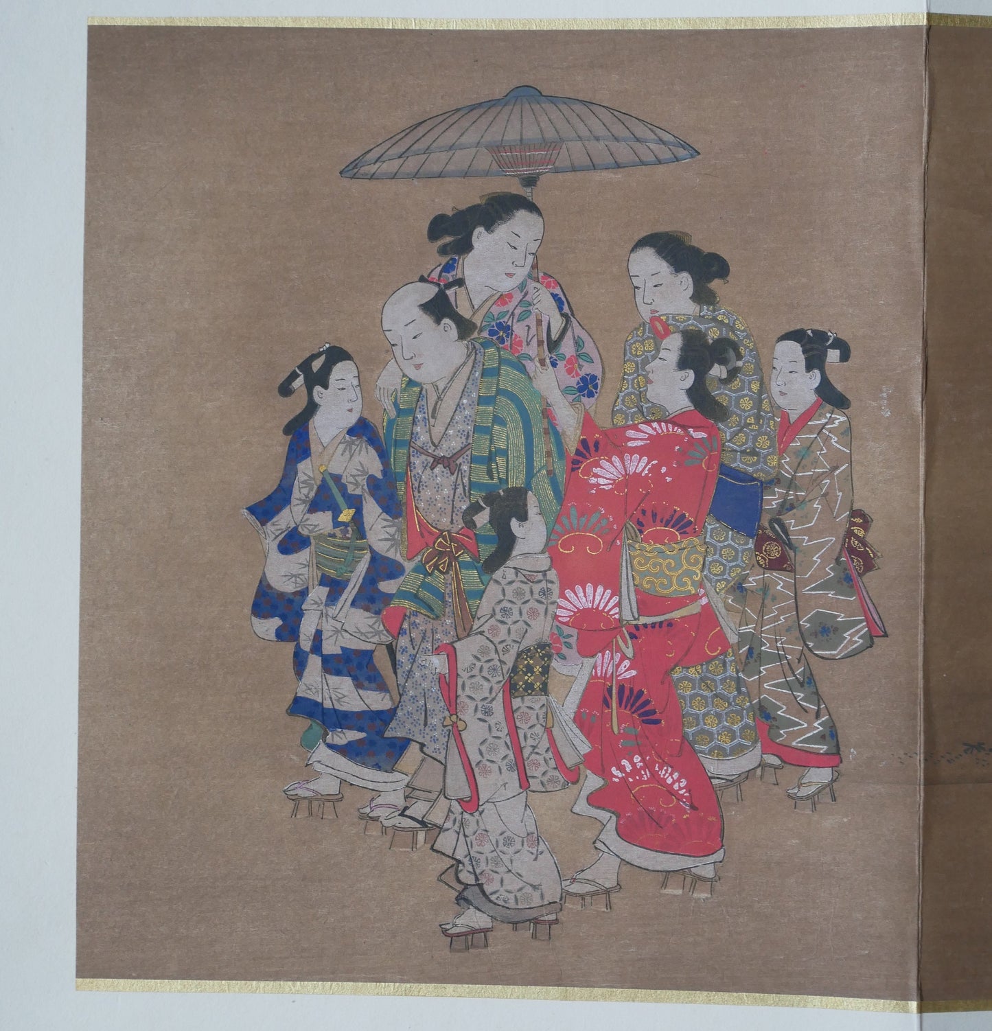 Ukiyoe-ha-gashu, 1906, Japanese antique woodblock print, Miyagawa Choshun