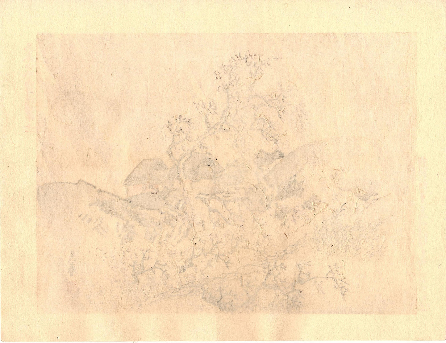 1893, Japanese antique woodblock print, Goshun. 4