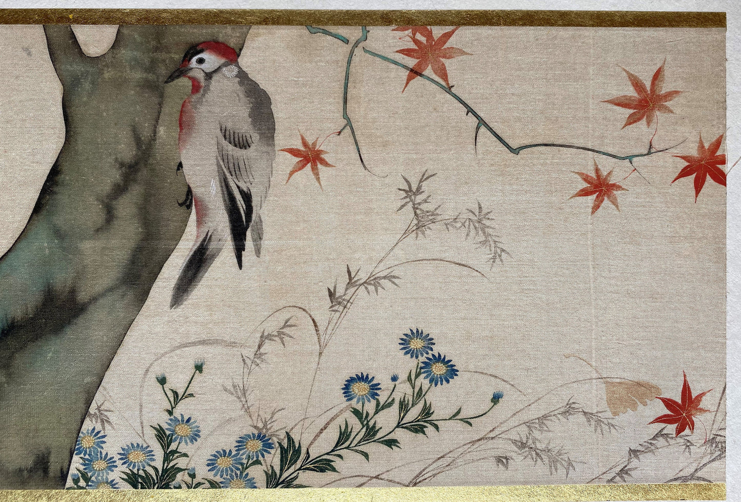 Japanese woodblock print, 1907, Sakai Hohitsu, Flowers and Birds of the Four Seasons 2