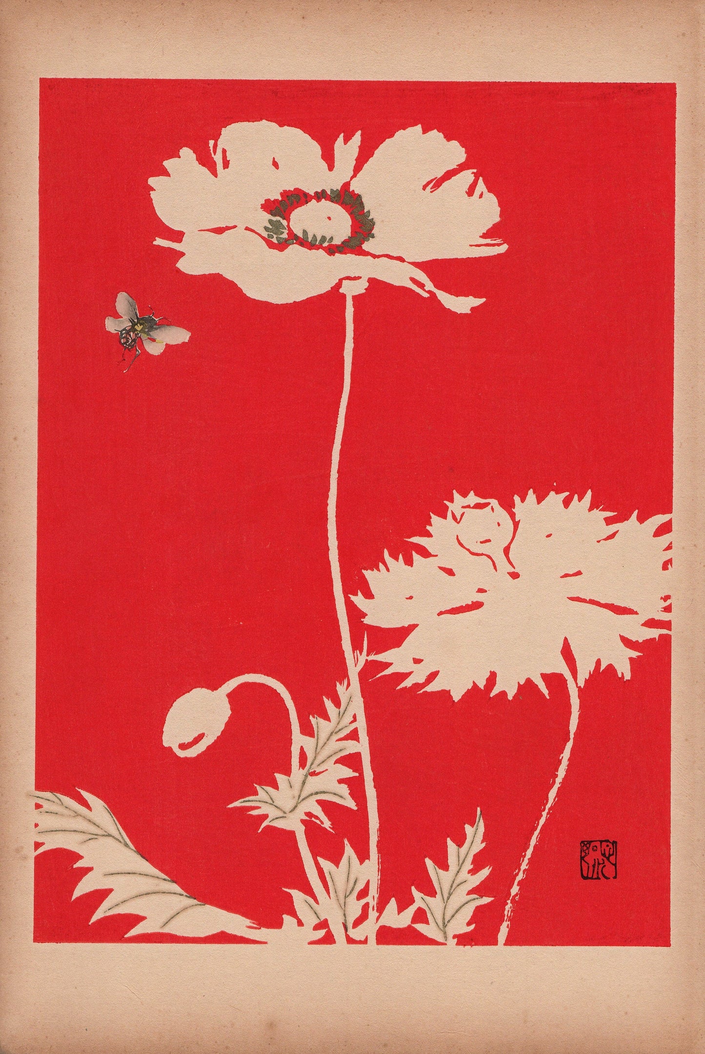 Japanese design, antique, 1934, Honda Bansui, "Tansai-Gafu"., woodcut print.