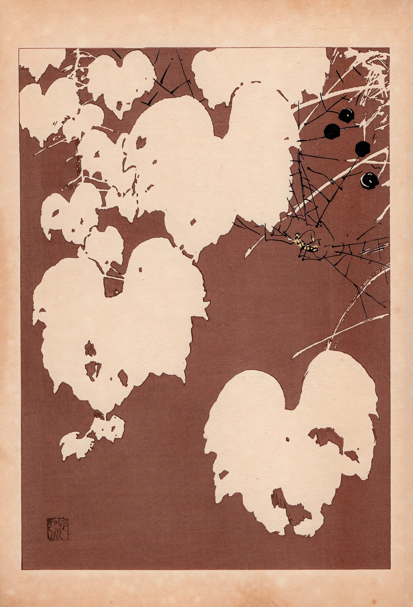 Japanese design, 1934, Honda Bansui, "Tansai-Gafu"., woodcut print.