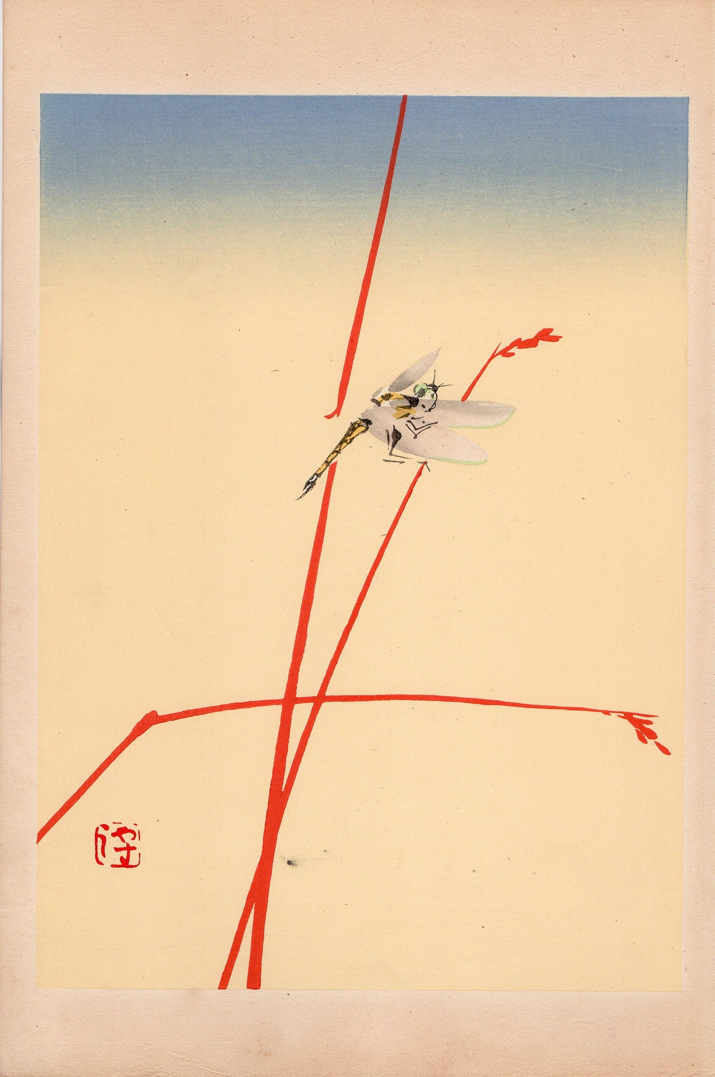 Japanese design, 1934, Yoshida Gyokujo, "Tansai-Gafu"., woodcut print.