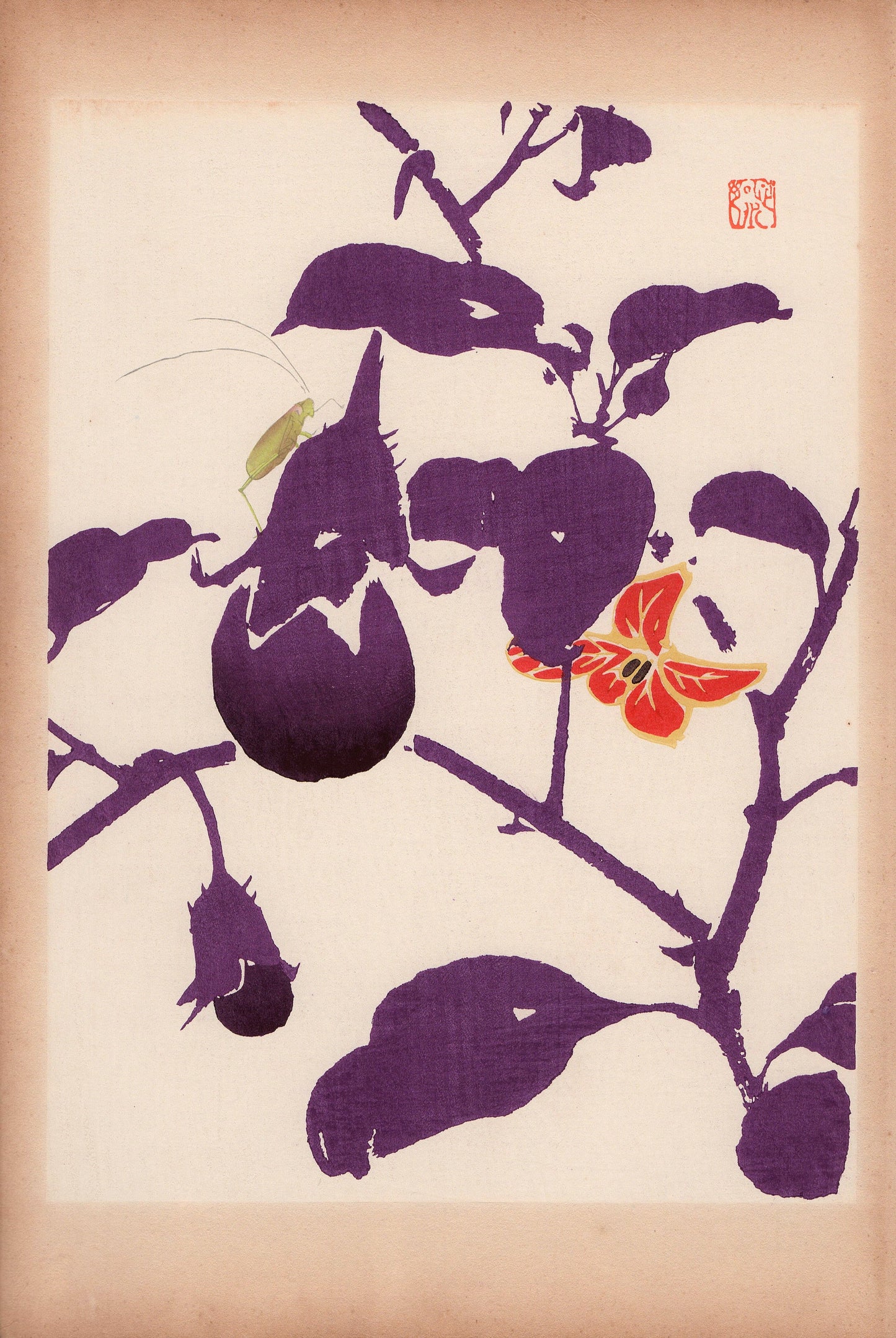 Japanese design, 1934, Honda Bansui, "Tansai-Gafu"., woodcut print.