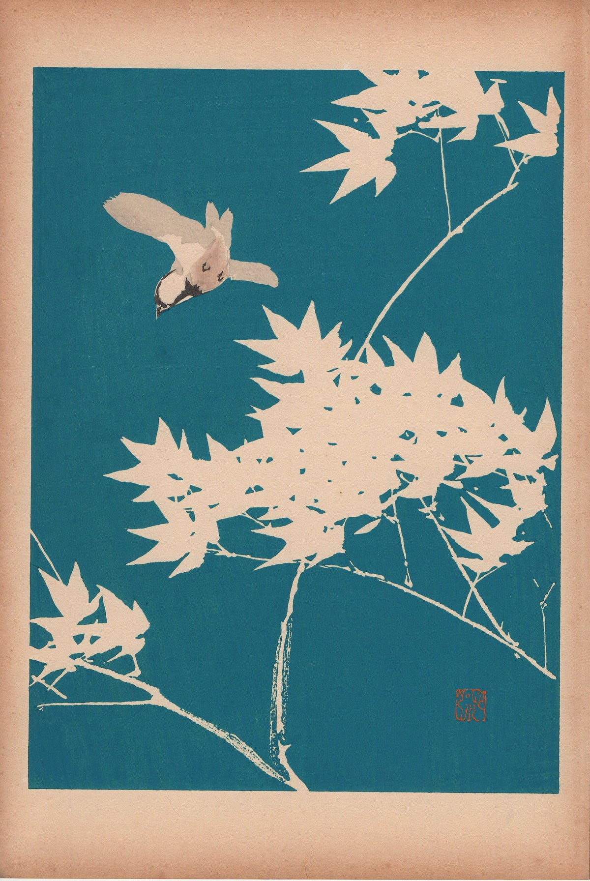 Japanese design, 1934, Honda Bansui, "Tansai-Gafu"., woodcut print.