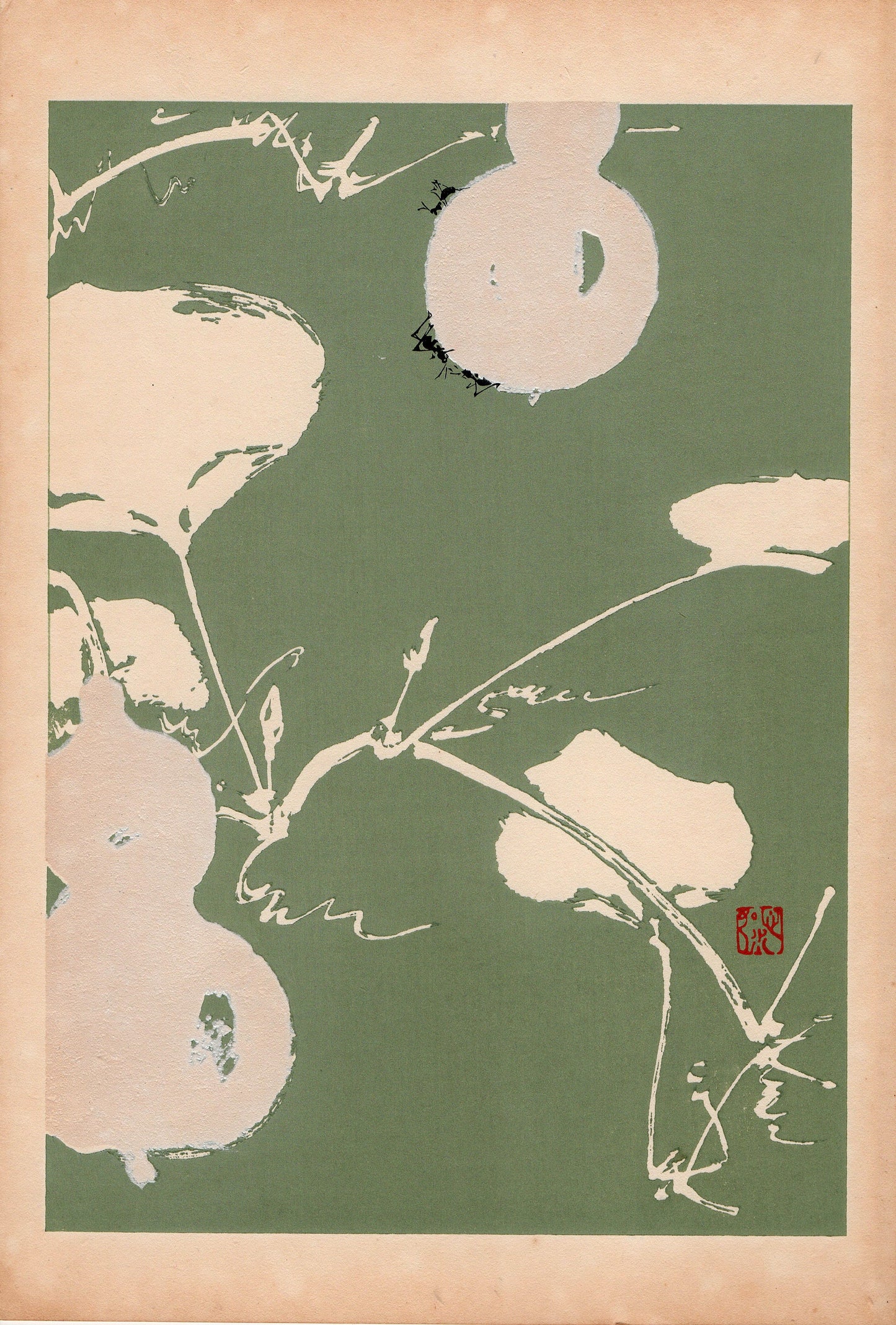 Japanese design, 1934, Honda Bansui, "Tansai-Gafu"., woodcut print.