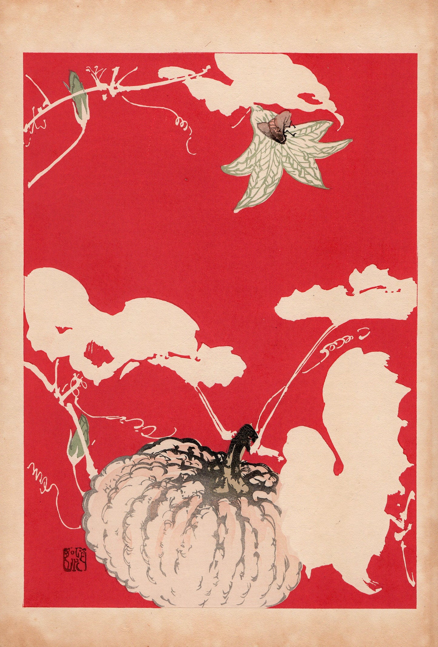 Japanese design, 1934, Honda Bansui, "Tansai-Gafu"., woodcut print.