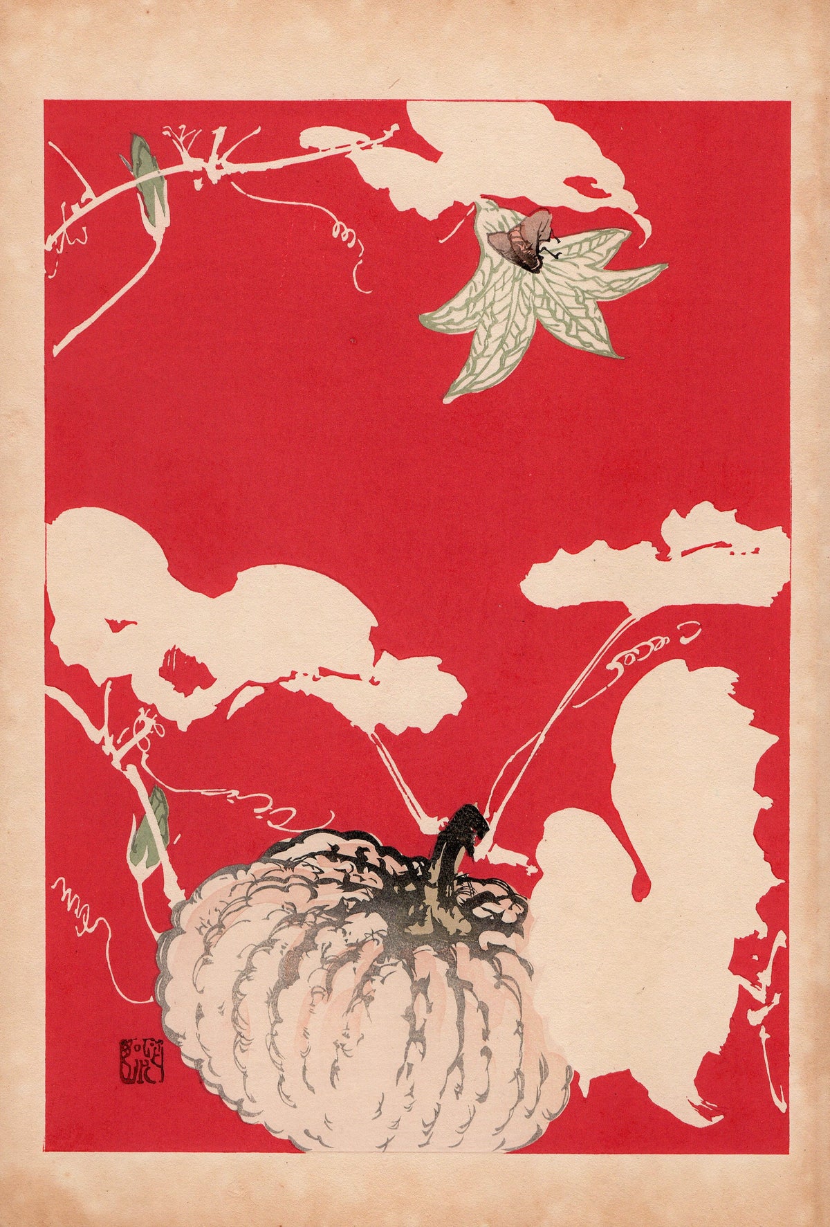 Japanese design, 1934, Honda Bansui, "Tansai-Gafu"., woodcut print.