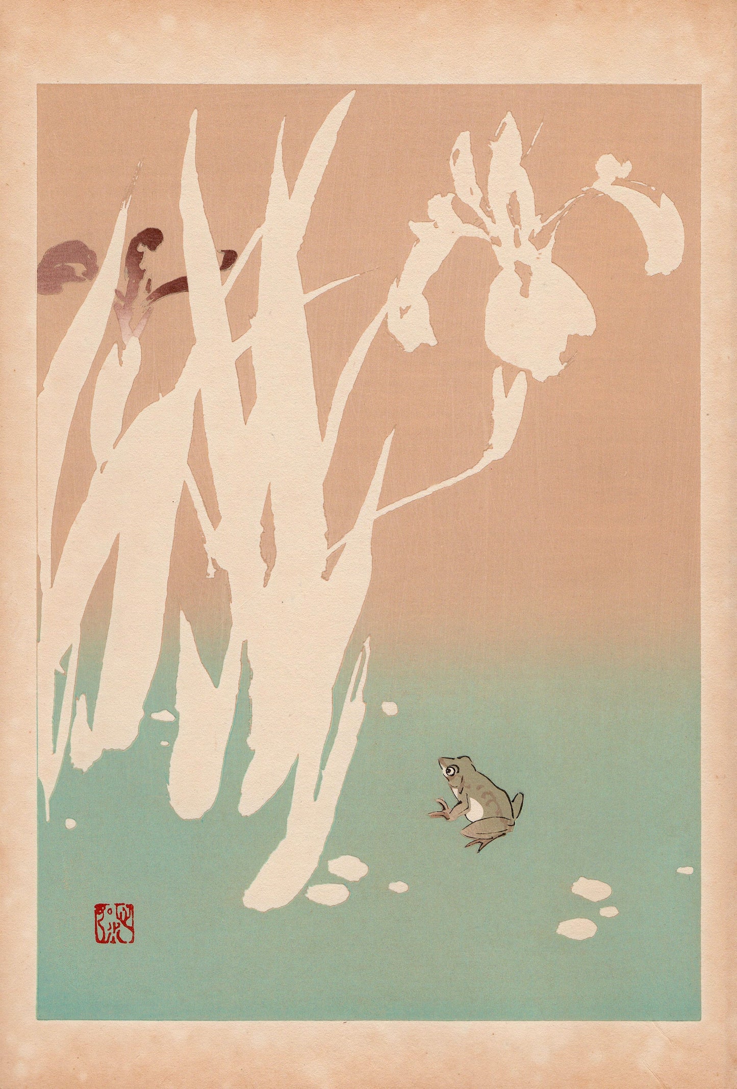 Japanese design, 1934, Honda Bansui, "Tansai-Gafu"., woodcut print.