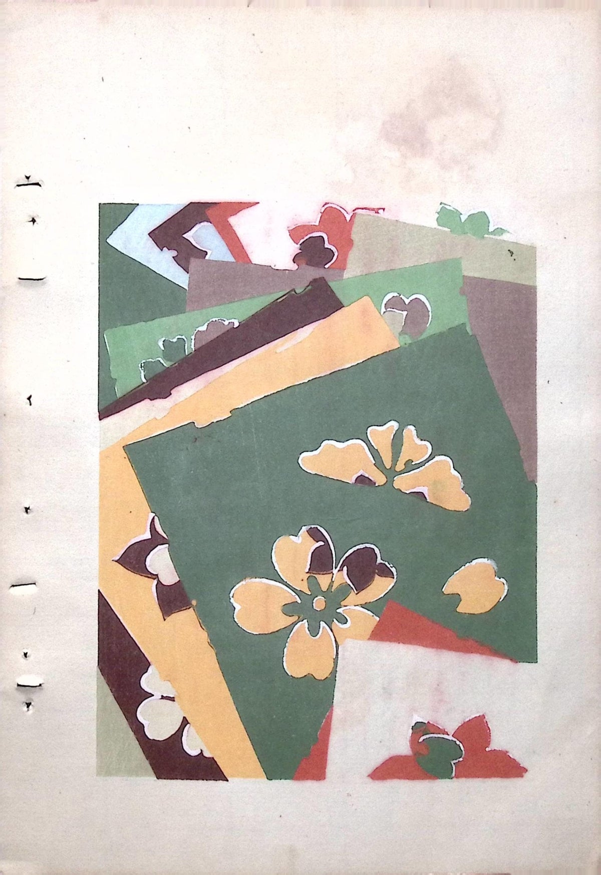 Japanese Antique Original Woodcut Print, Around 1900, Bijutsukai 8