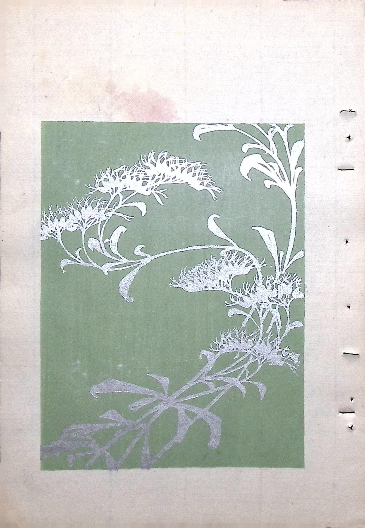 Japanese Antique Original Woodcut Print, Around 1900, Bijutsukai 8