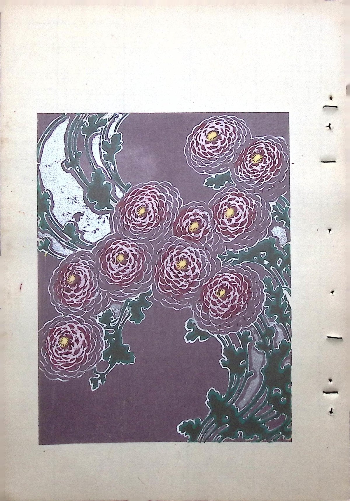 Japanese Antique Original Woodcut Print, Around 1900, Bijutsukai 8