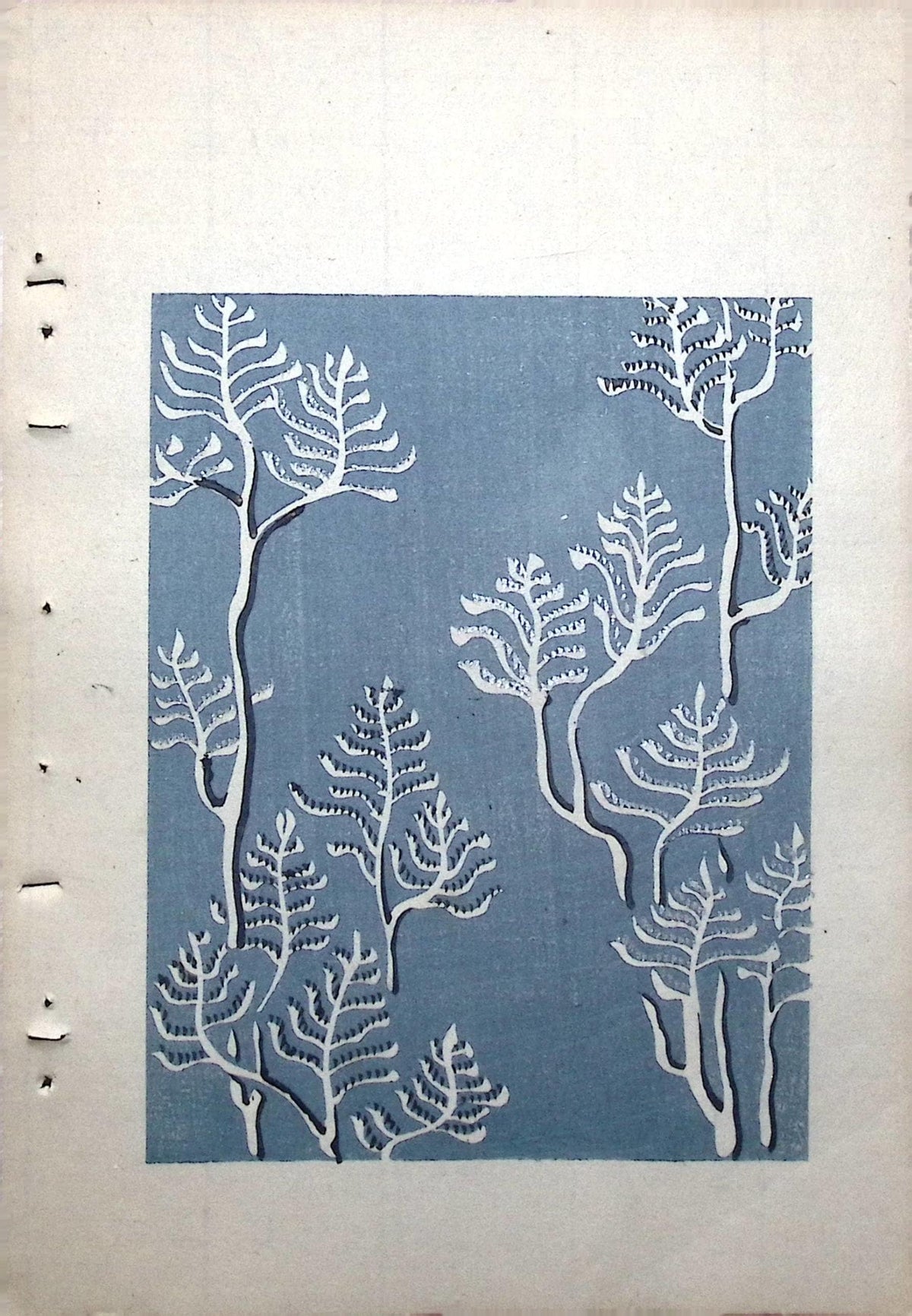 Japanese Antique Original Woodcut Print, Around 1900, Bijutsukai 8