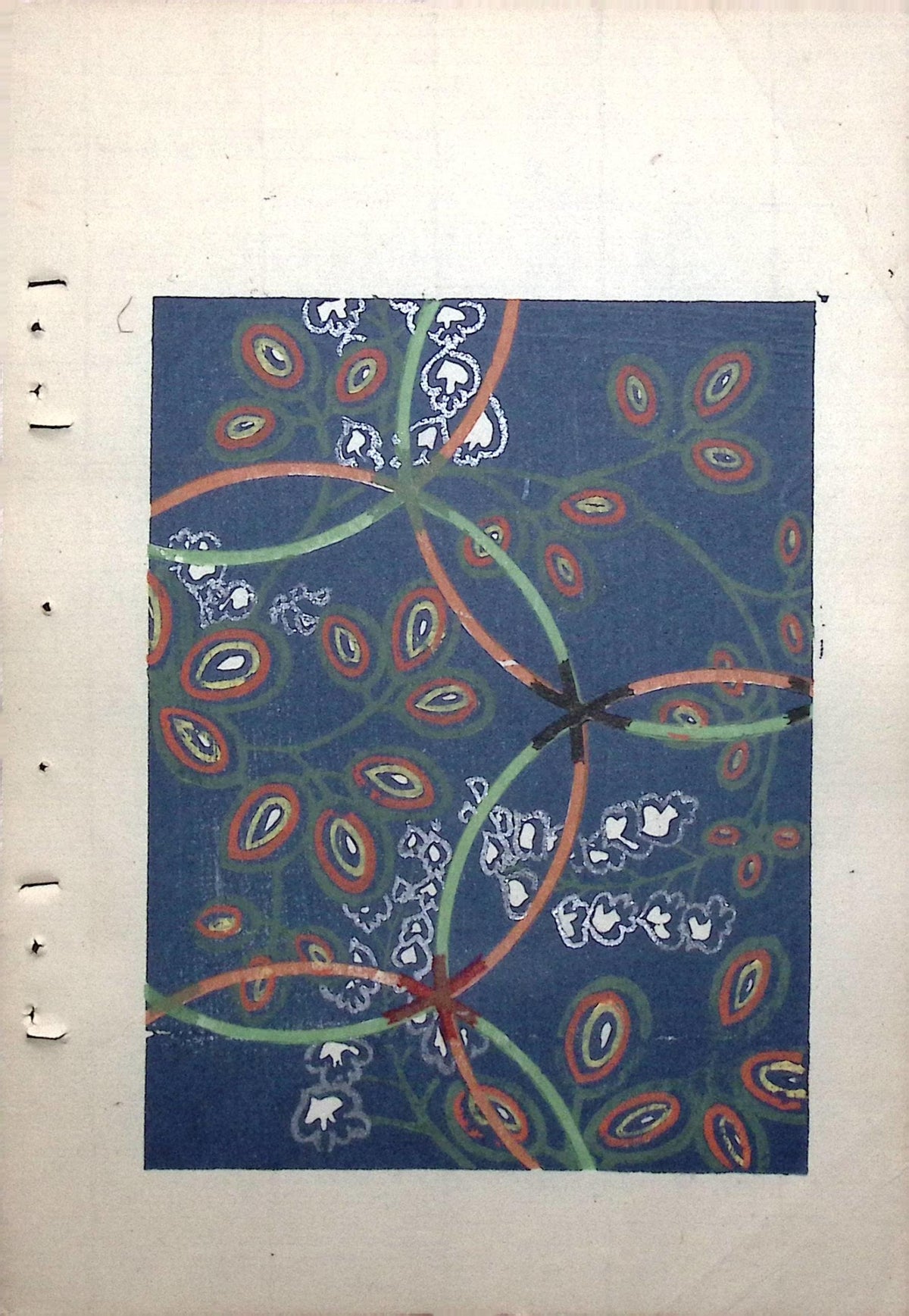 Japanese Antique Original Woodcut Print, Around 1900, Bijutsukai 8