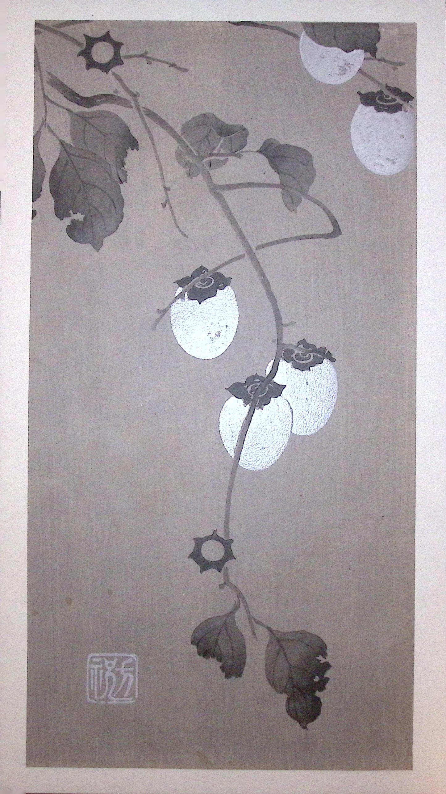 Japanese design, antique, woodcut print, Rimpa.