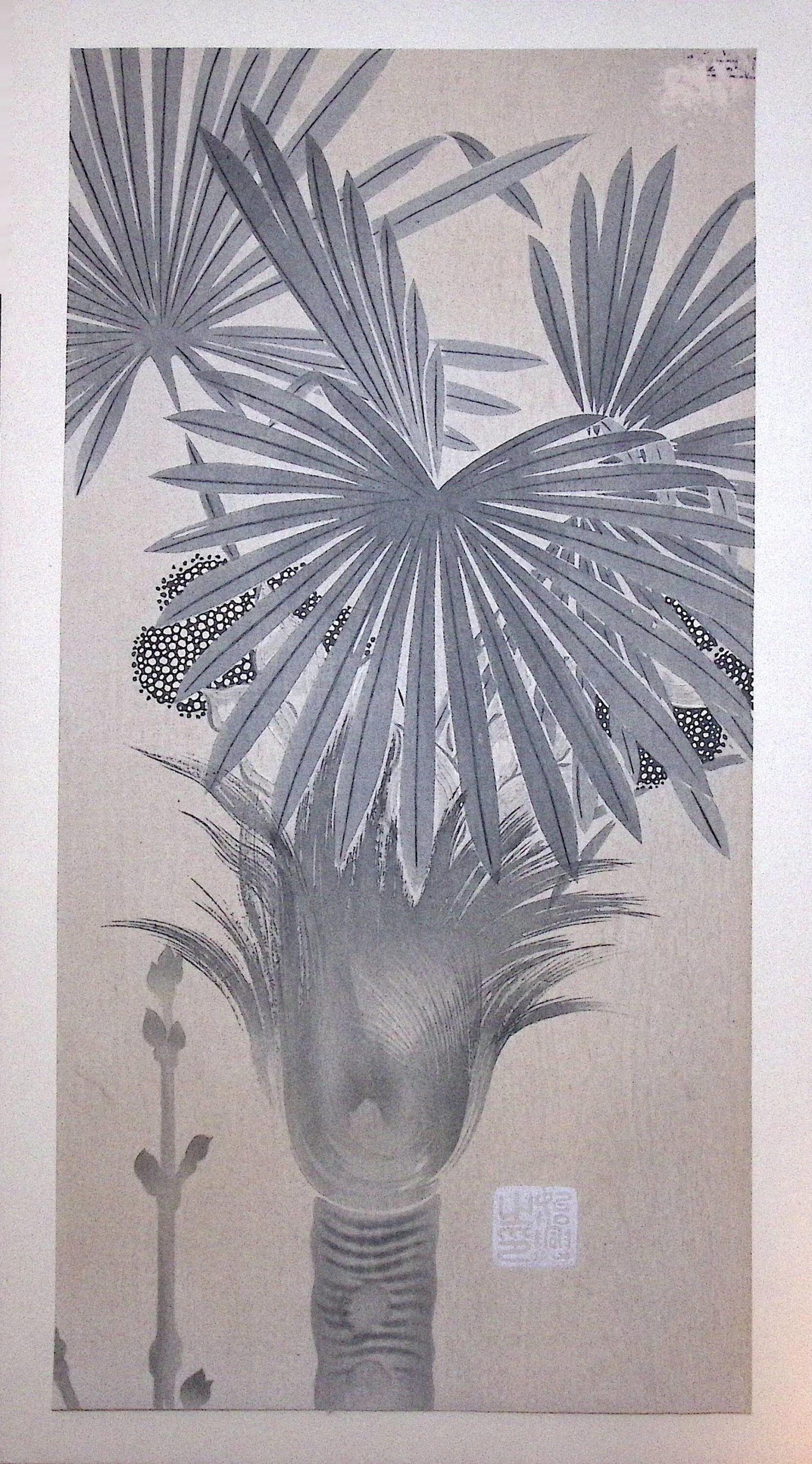 Japanese design, antique, woodcut print, Rimpa.