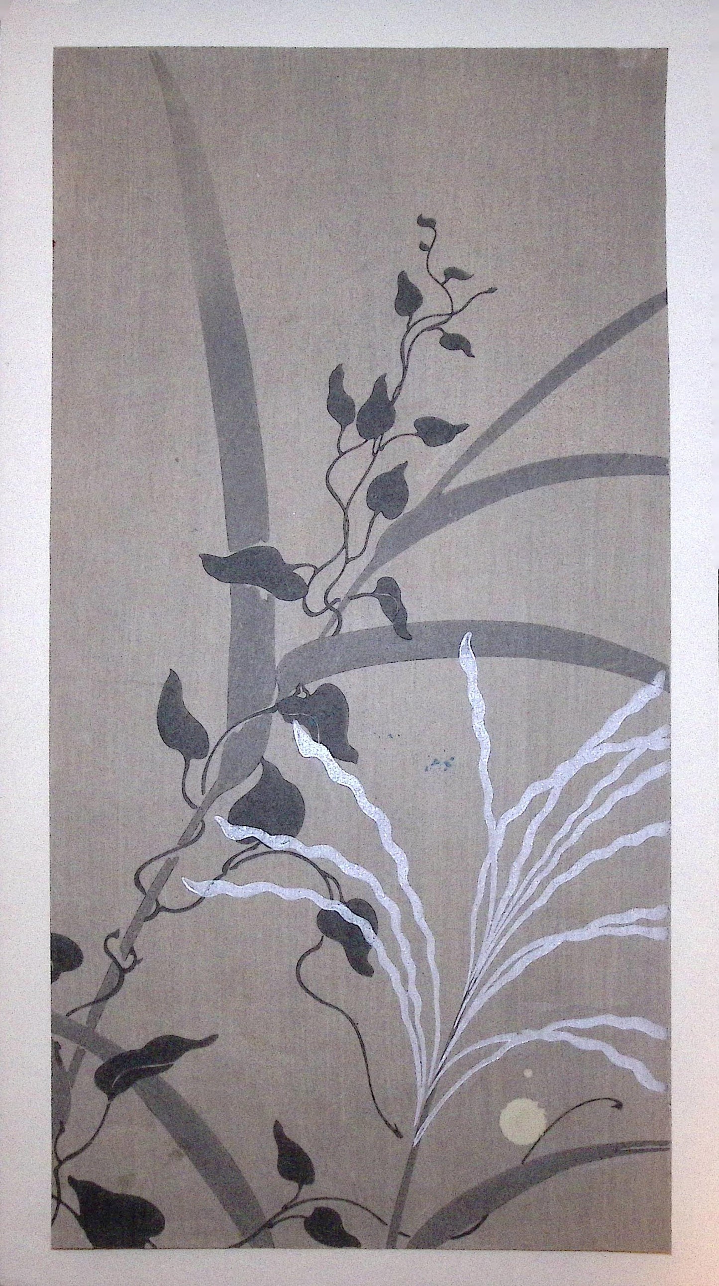 Japanese design, antique, woodcut print, Rimpa.