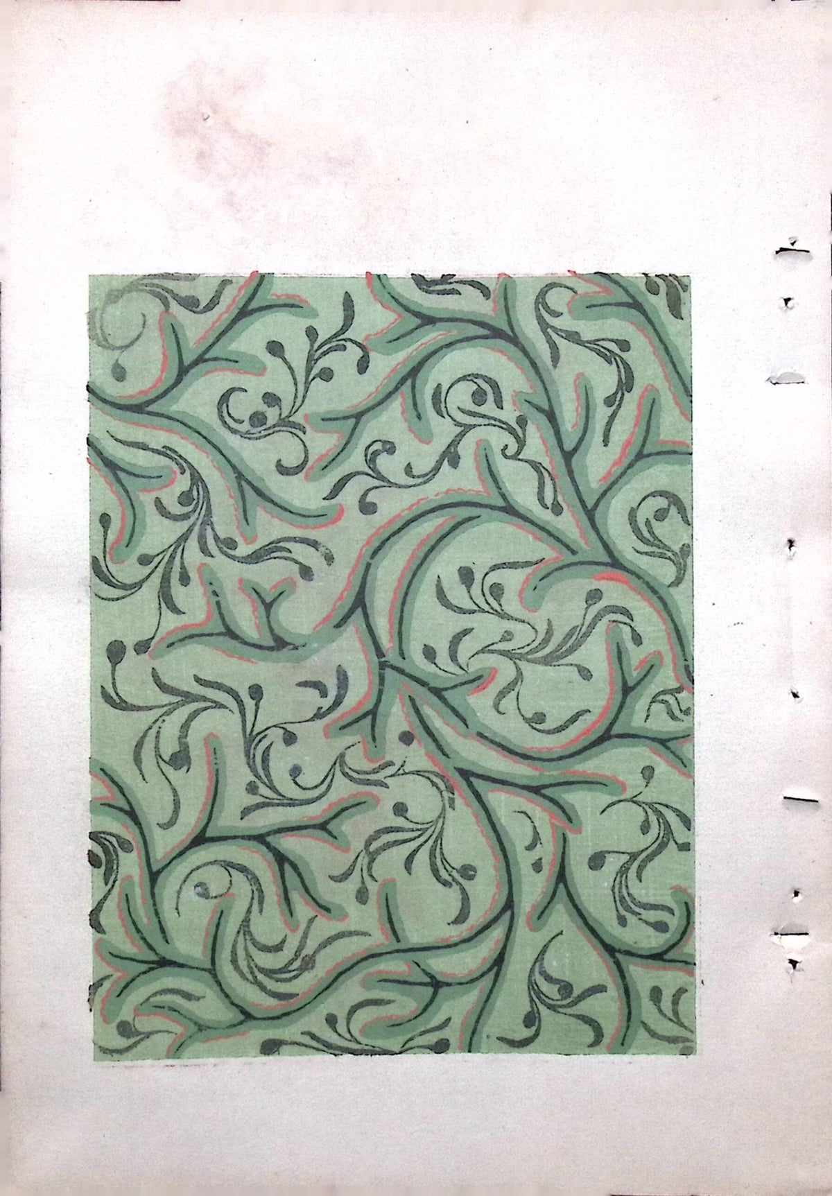 Japanese Antique Original Woodcut Print, Around 1900, Bijutsukai 8