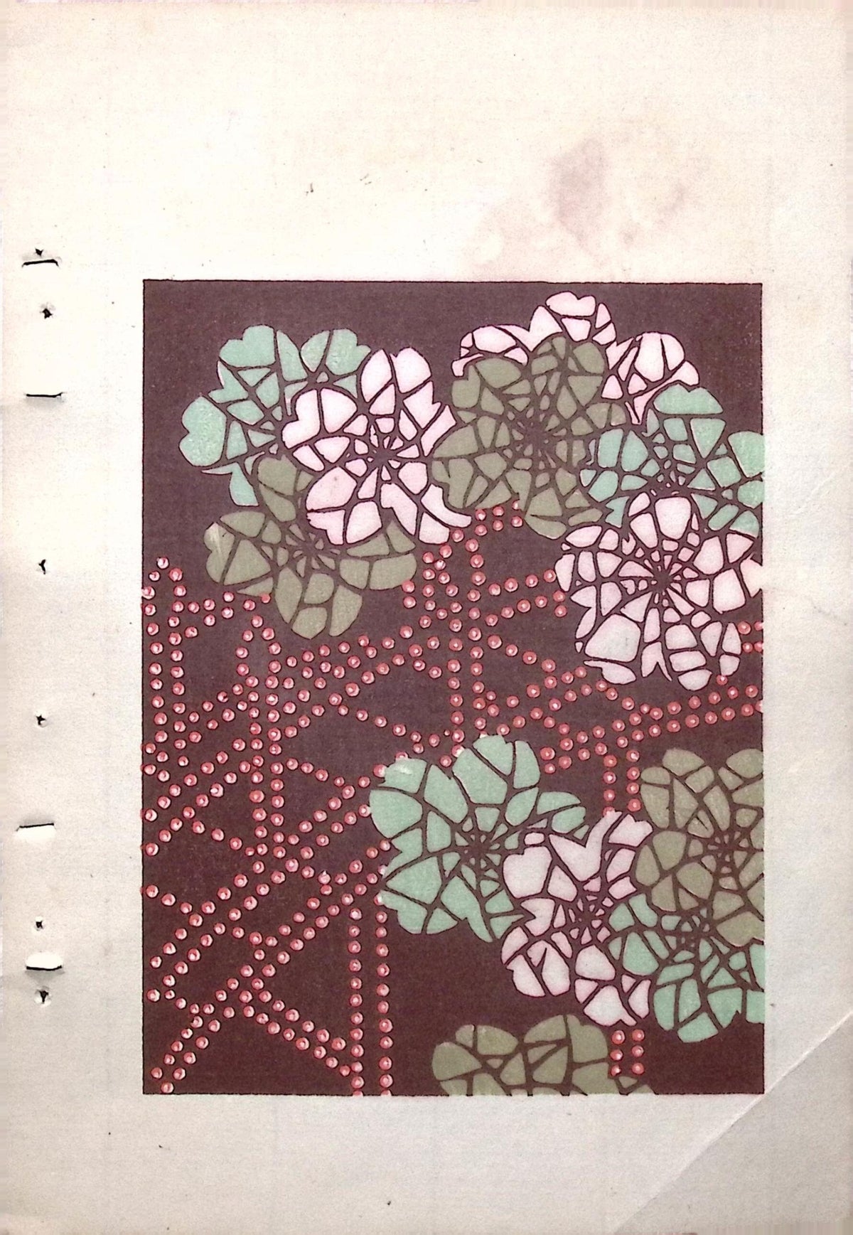 Japanese Antique Original Woodcut Print, Around 1900, Bijutsukai 8