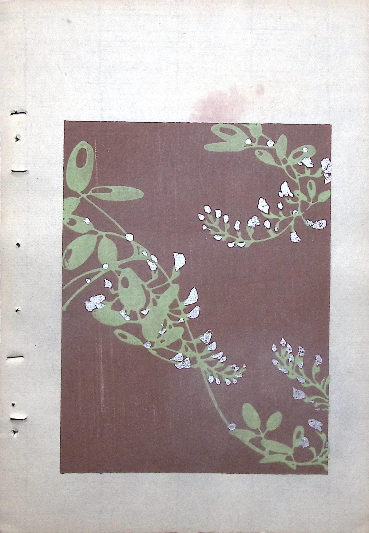 Japanese Antique Original Woodcut Print, Around 1900, Bijutsukai 8