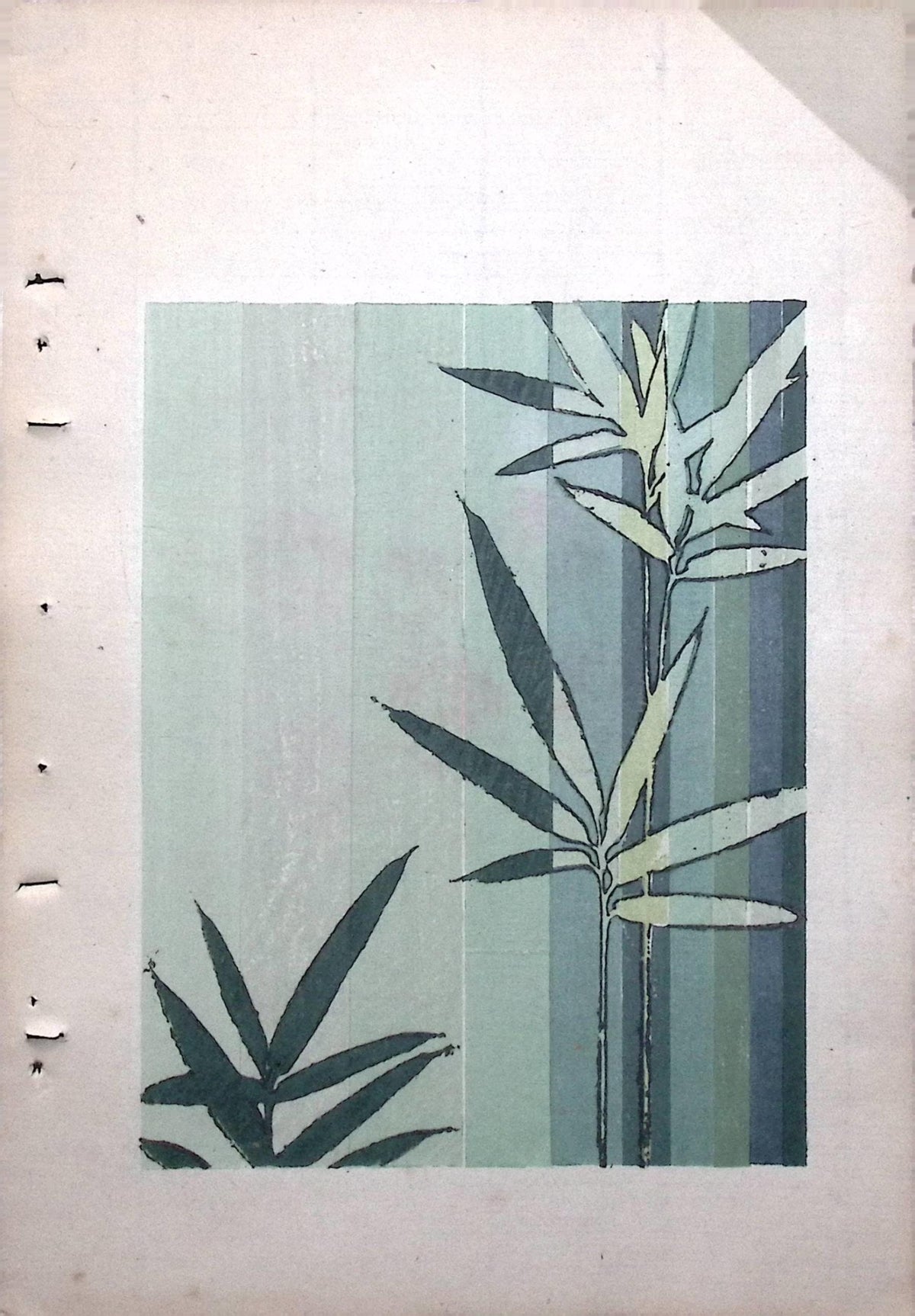 Japanese Antique Original Woodcut Print, Around 1900, Bijutsukai 8
