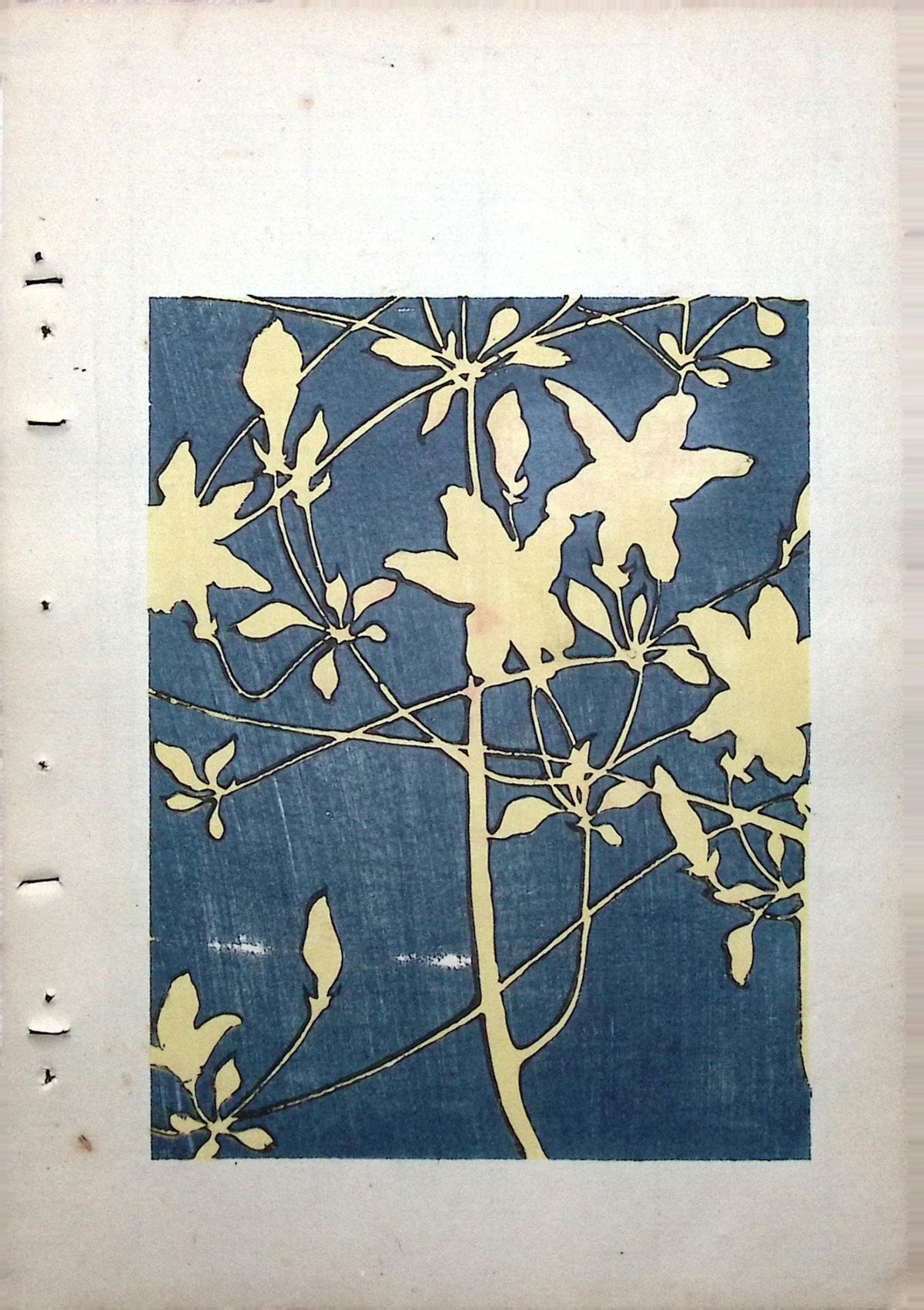 Japanese Antique Original Woodcut Print, Around 1900, Bijutsukai 8