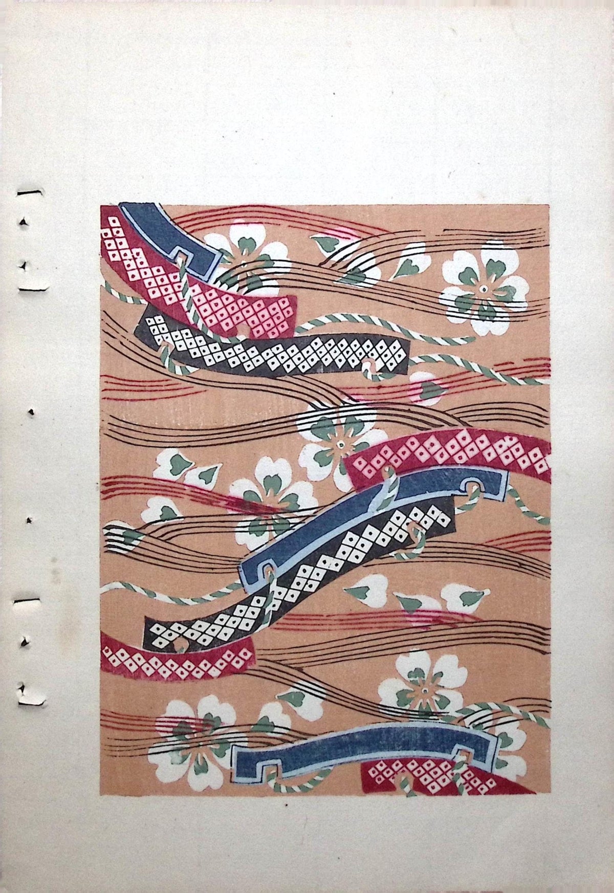 Japanese Antique Original Woodcut Print, Around 1900, Bijutsukai 8