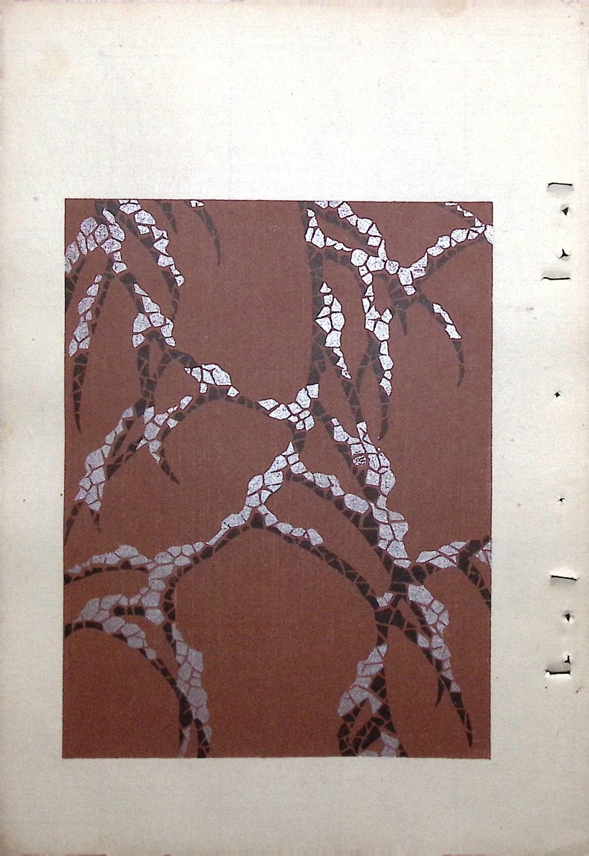 Japanese Antique Original Woodcut Print, Around 1900, Bijutsukai 8