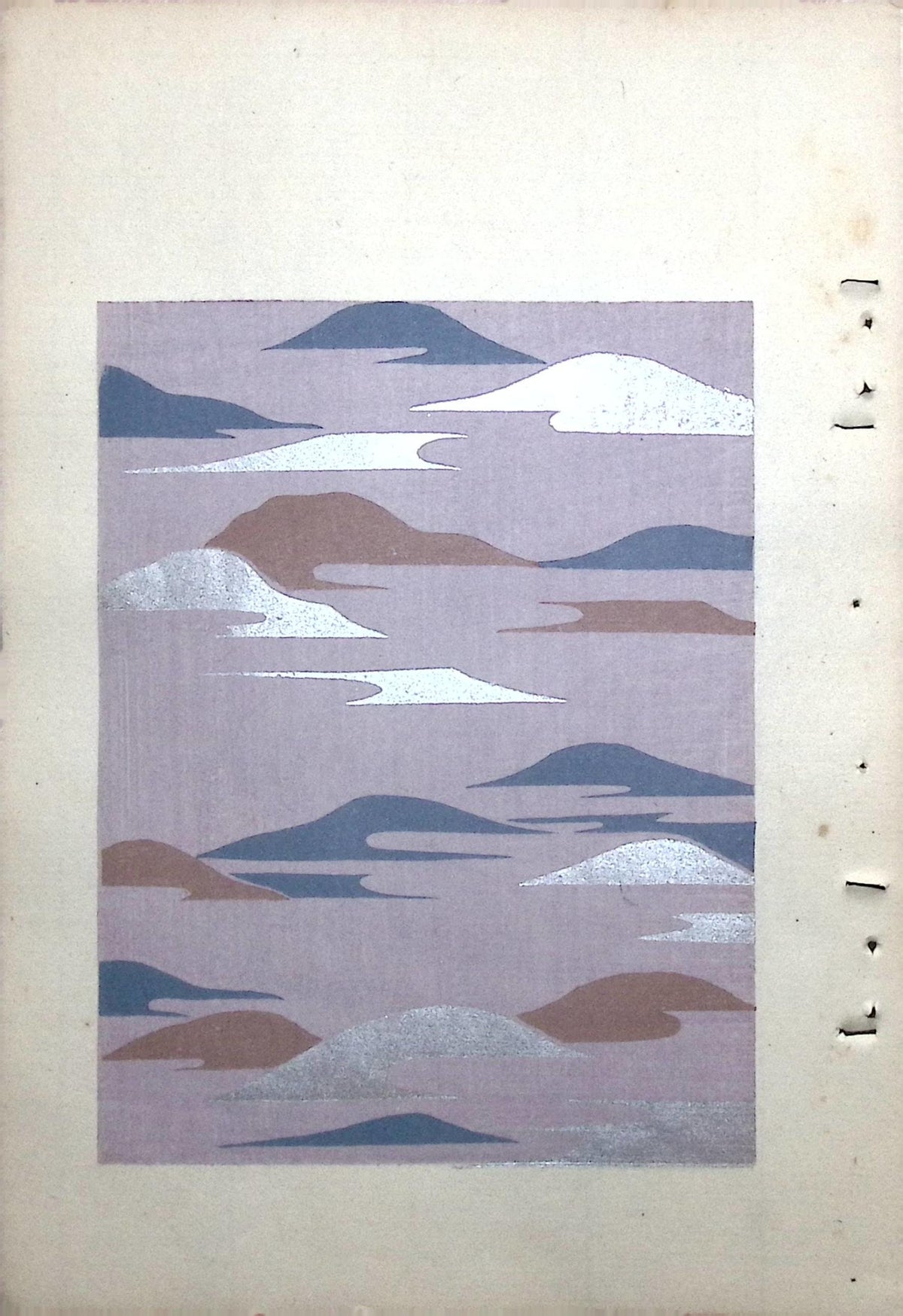 Japanese Antique Original Woodcut Print, Around 1900, Bijutsukai 8