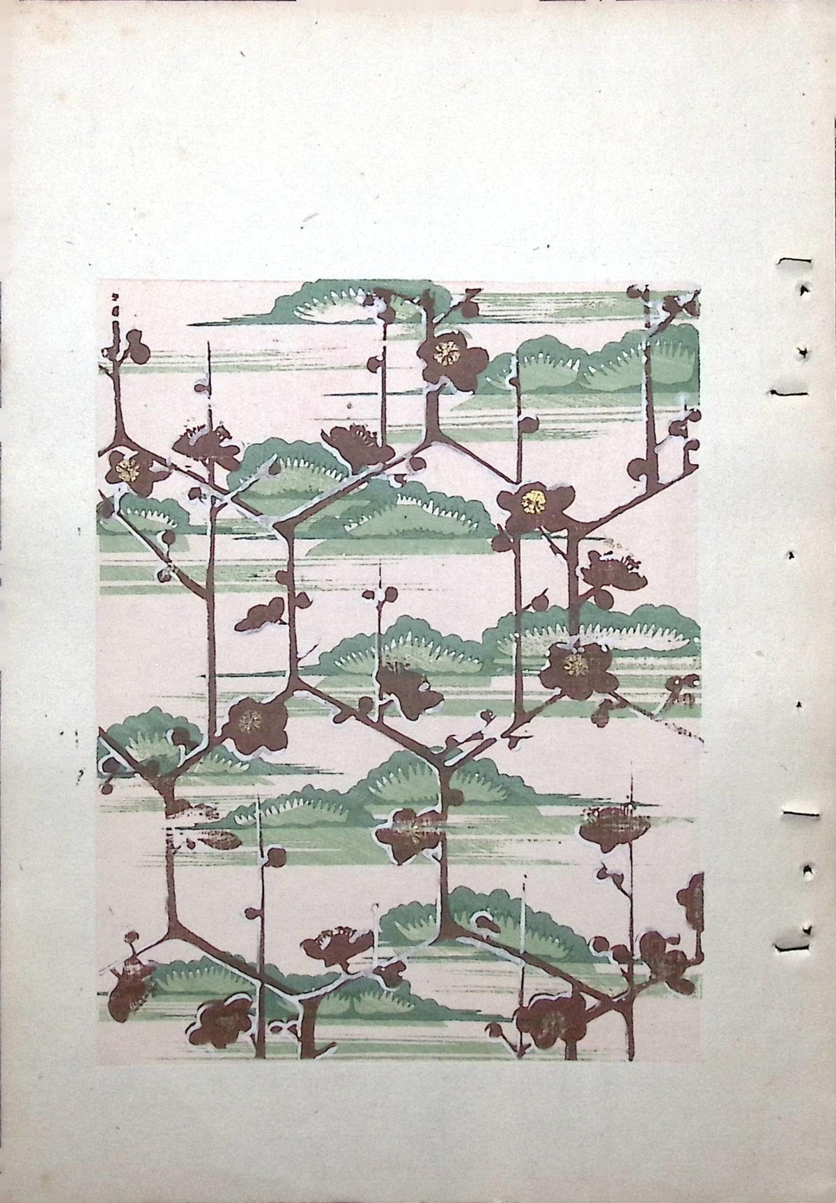 Japanese Antique Original Woodcut Print, Around 1900, Bijutsukai 8