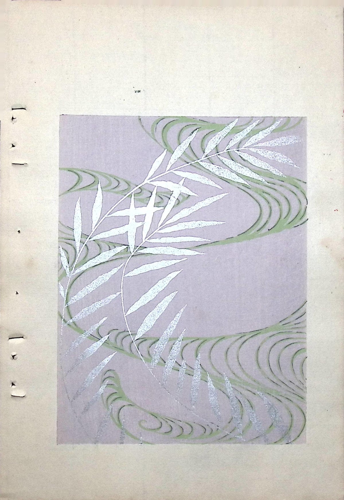 Japanese Antique Original Woodcut Print, Around 1900, Bijutsukai 8
