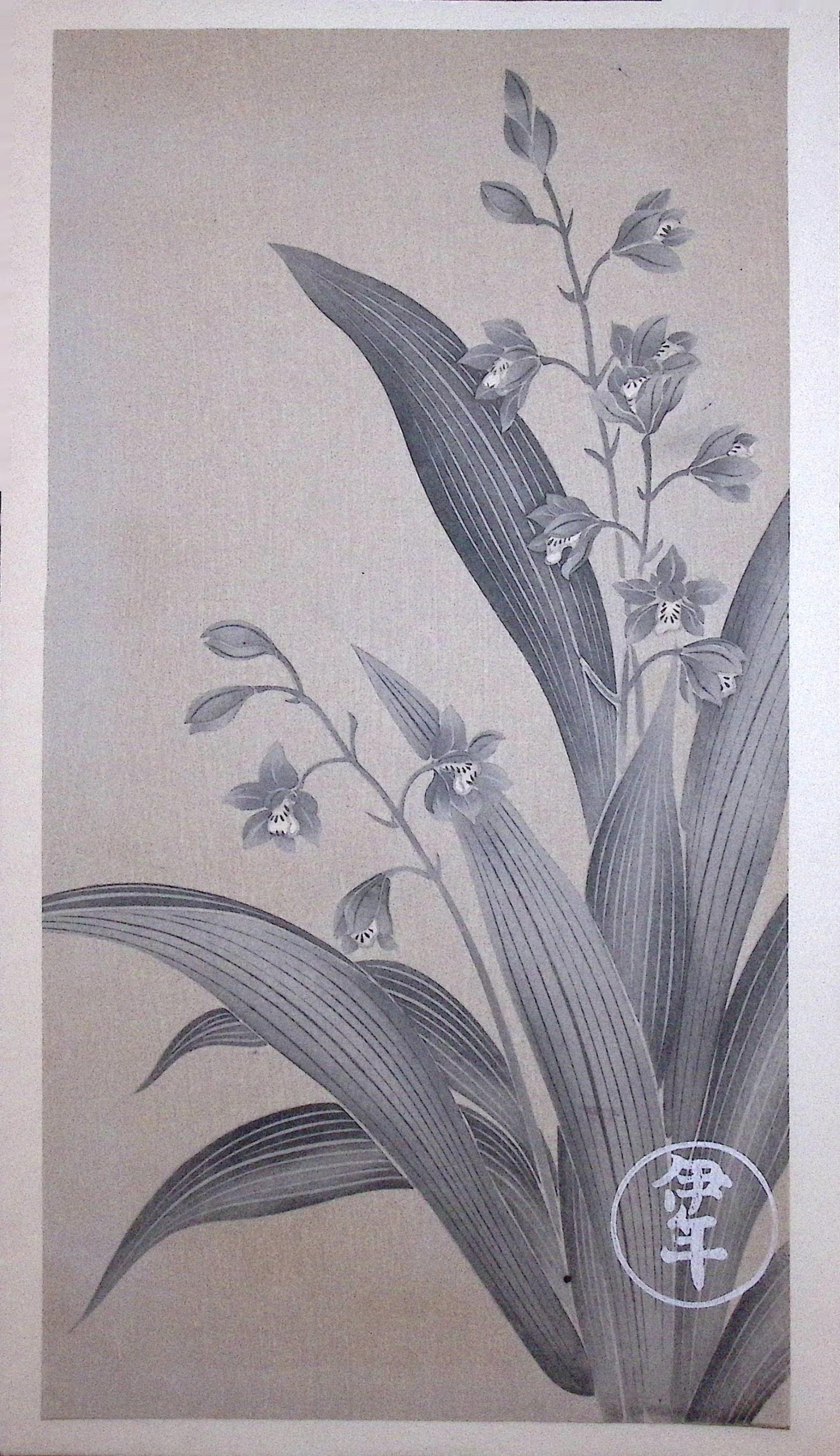 Japanese design, antique, woodcut print, Rimpa.