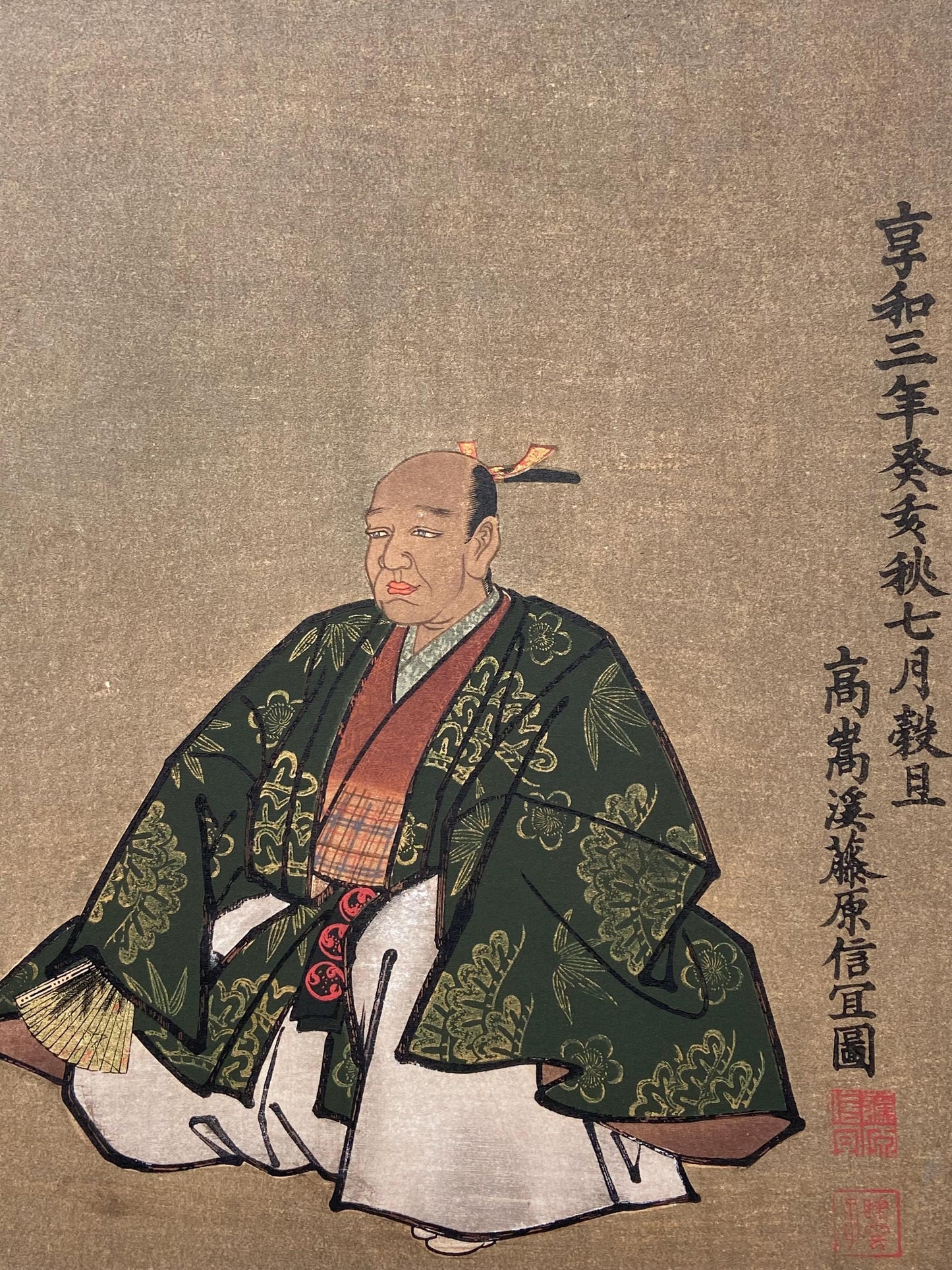 Japanese antique Ukiyoe, woodcut print, 1906, Japanese antique woodblock print, Ko Sukei, from Ukiyoe-ha-gashu.