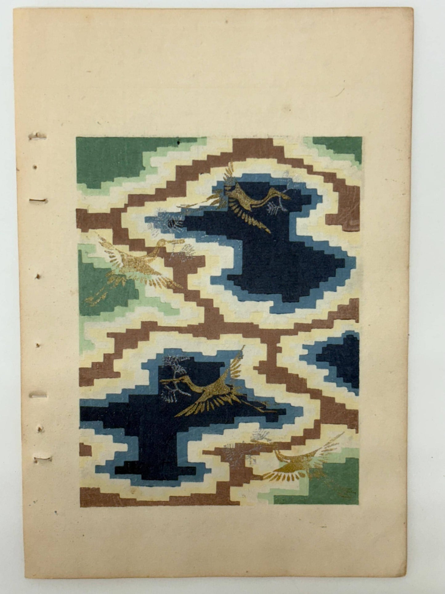 Japanese woodblock print, Around 1900, Shin-Bijutsukai 9