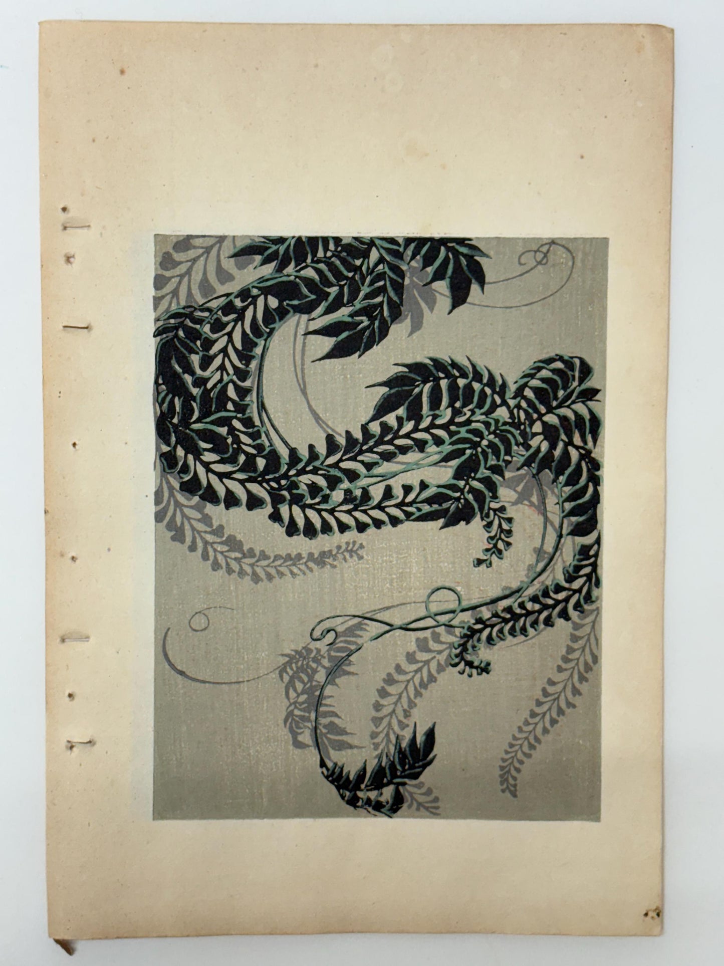 Japanese woodblock print, Around 1900, Shin-Bijutsukai 9