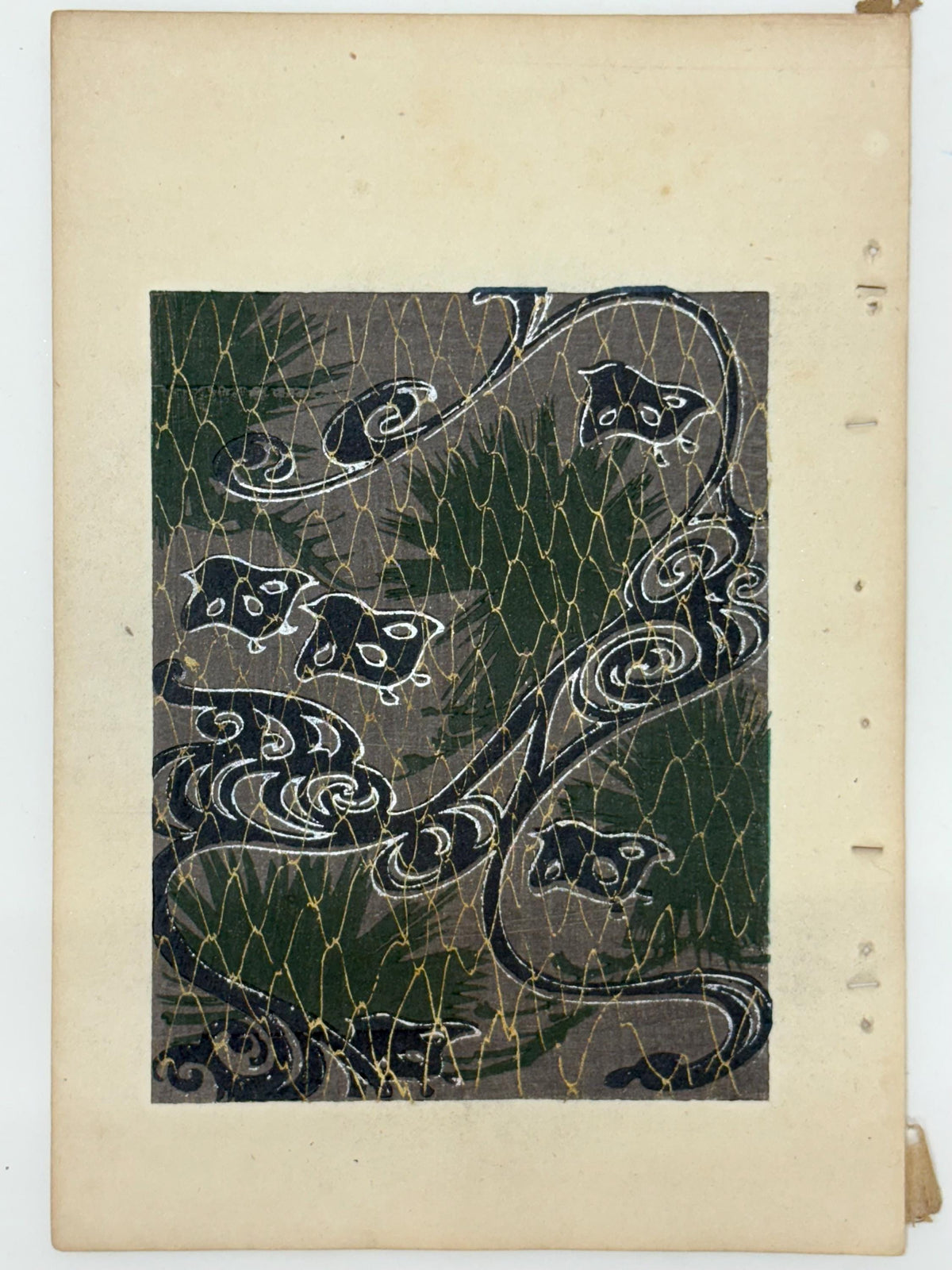 Japanese woodblock print, Around 1900, Shin-Bijutsukai 11