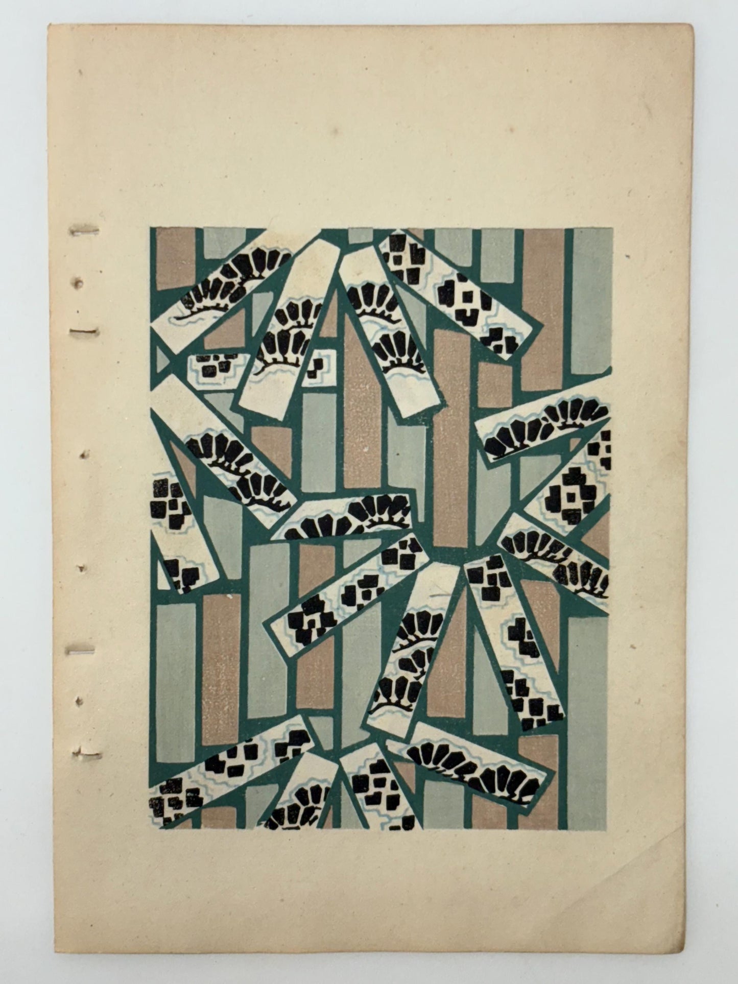 Japanese woodblock print, Around 1900, Shin-Bijutsukai 9