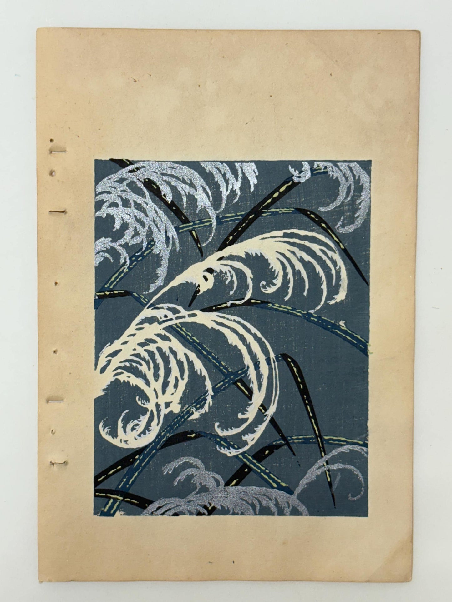 Japanese woodblock print, Around 1900, Shin-Bijutsukai 9