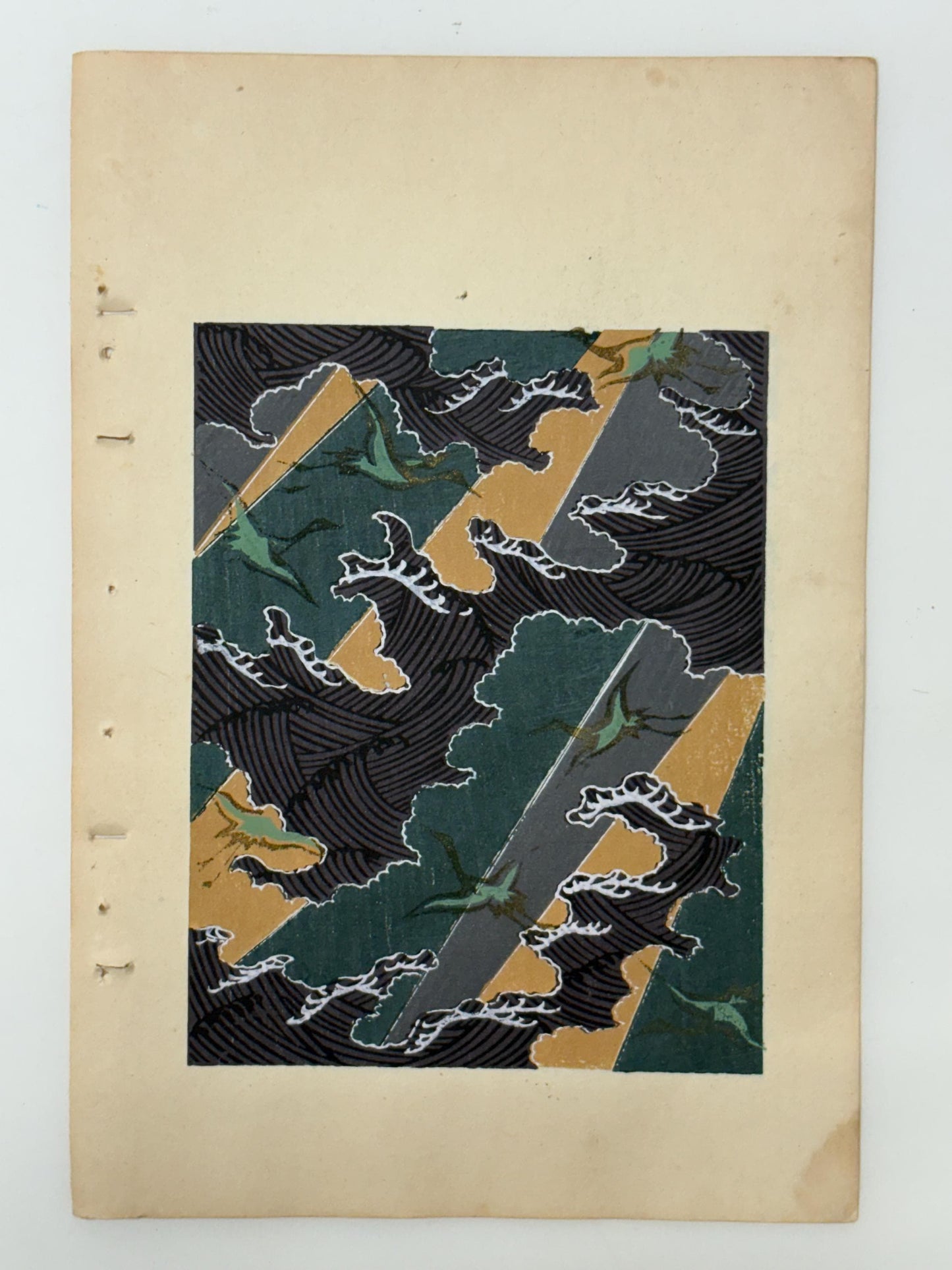 Japanese woodblock print, Around 1900, Shin-Bijutsukai 9