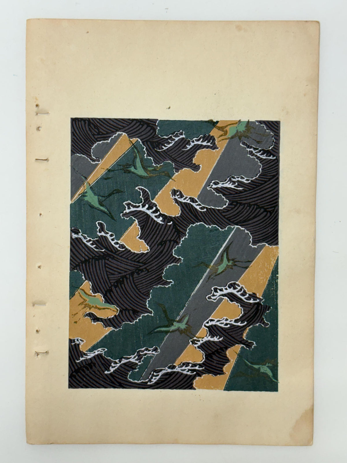 Japanese woodblock print, Around 1900, Shin-Bijutsukai 9