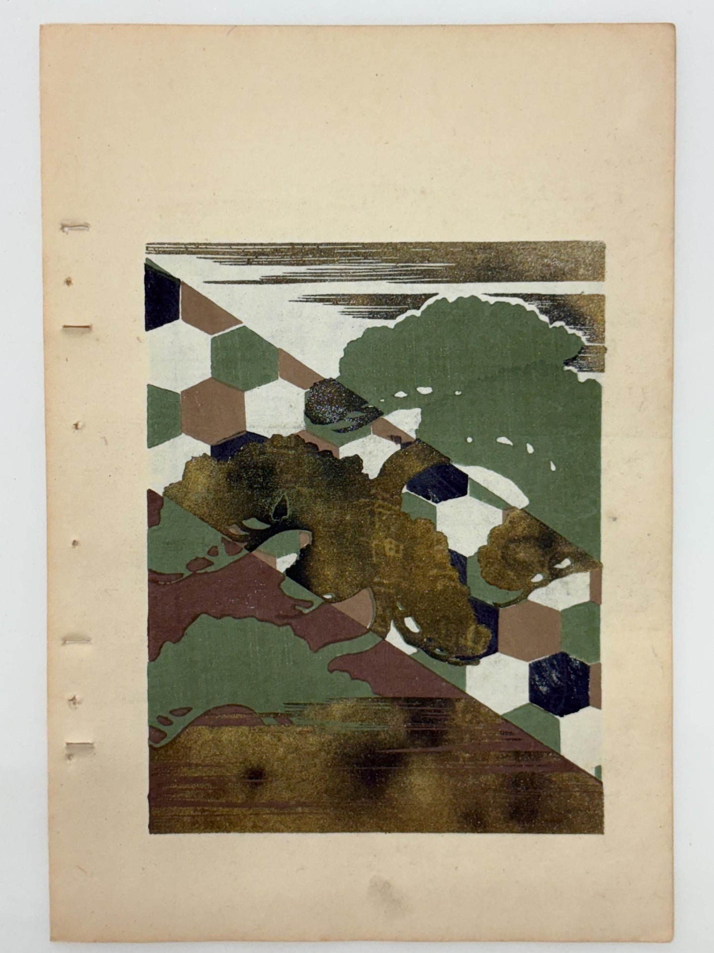 Japanese woodblock print, Around 1900, Shin-Bijutsukai 10