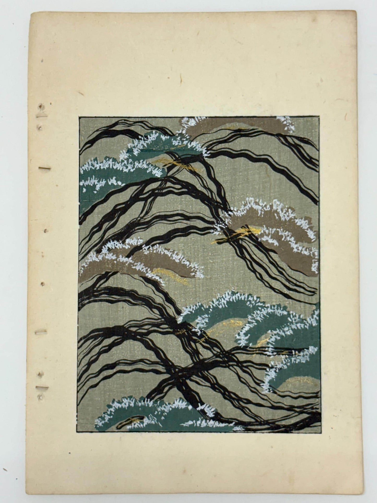 Japanese woodblock print, Around 1900, Shin-Bijutsukai 11