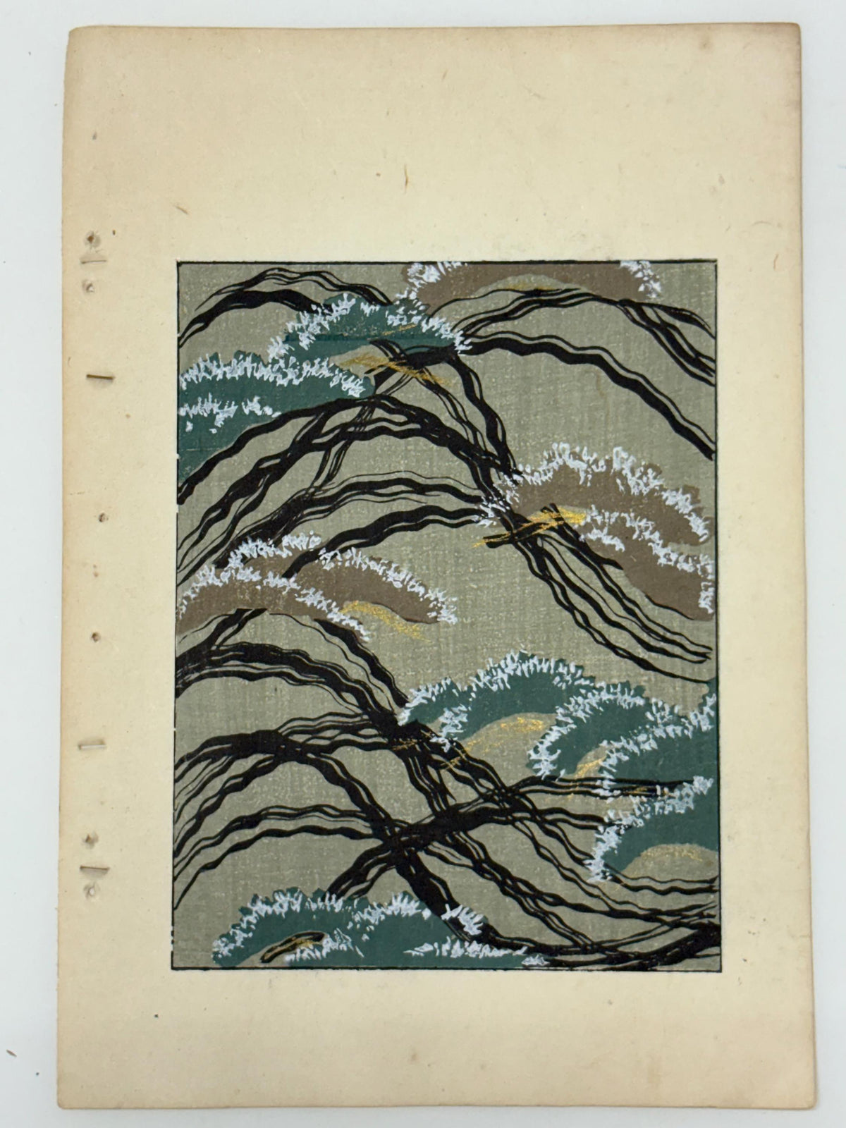 Japanese woodblock print, Around 1900, Shin-Bijutsukai 11