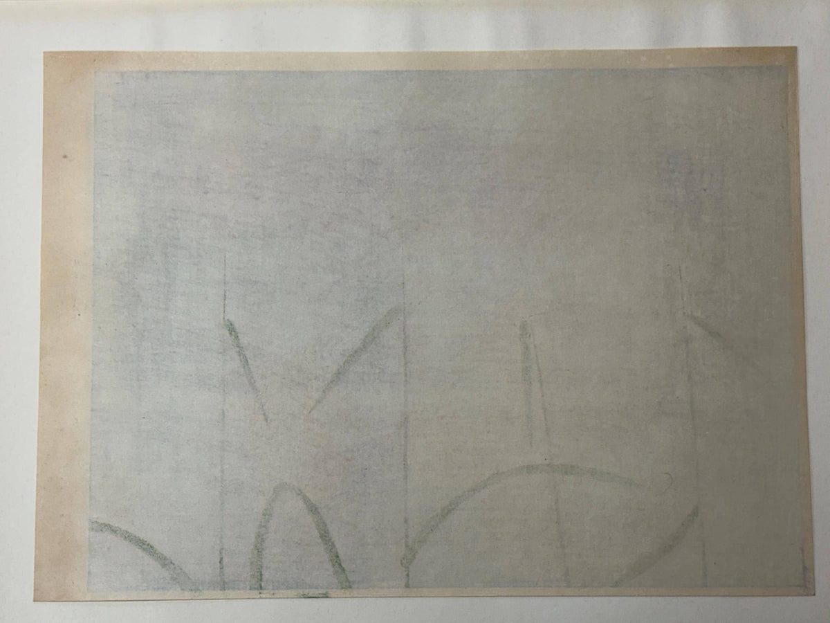 Japanese art, Large size, Tokuoka Shinsen, Japanese pampas grass.