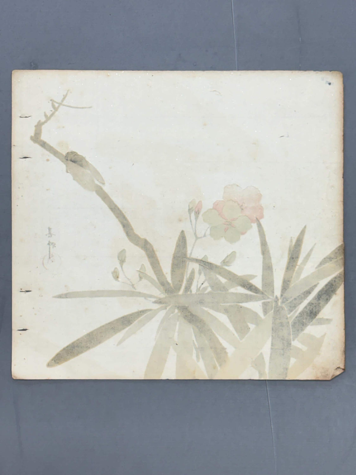 Japanese antique design, lithographic print, around a hundred years ago.