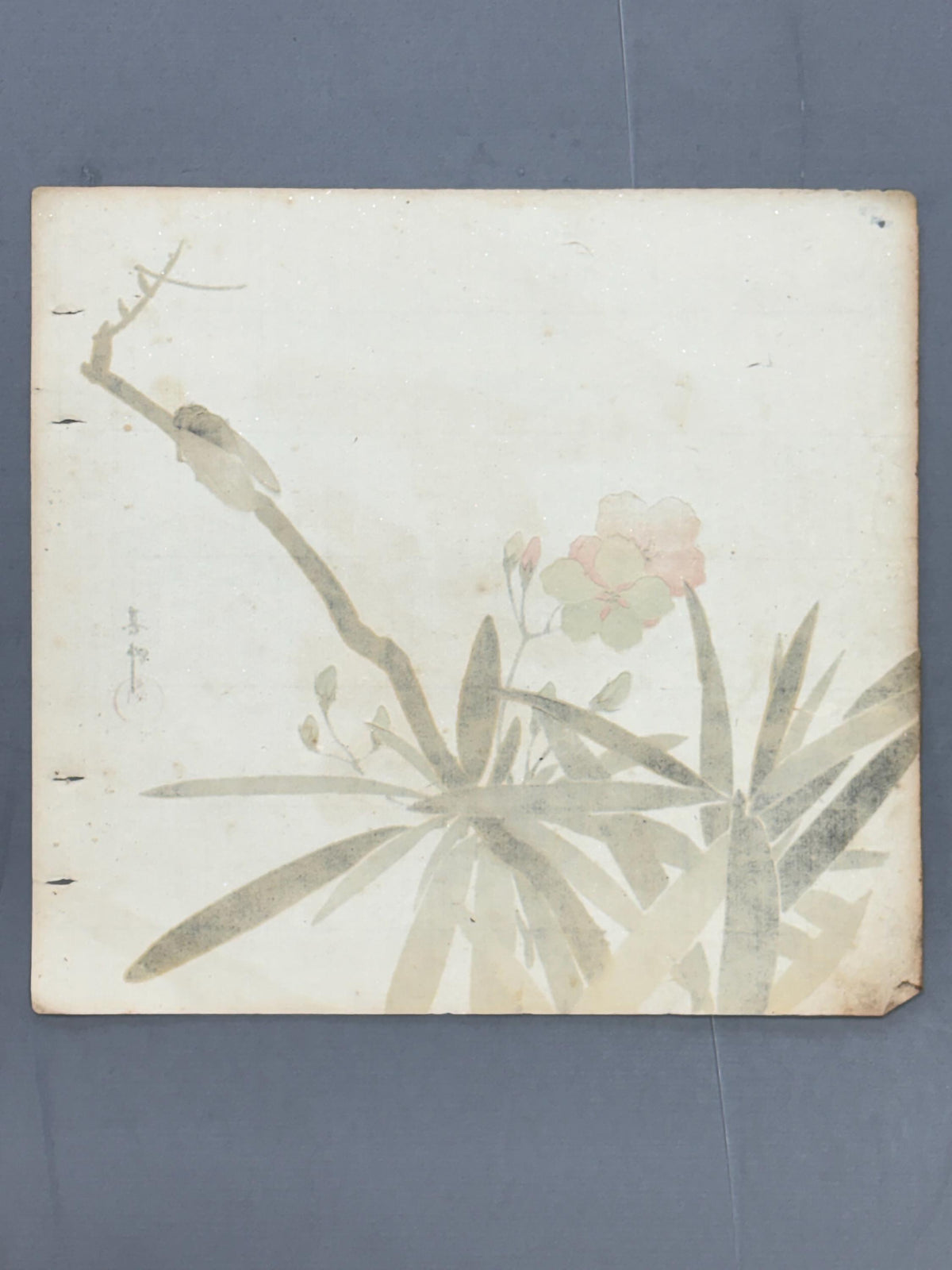 Japanese antique design, lithographic print, around a hundred years ago.