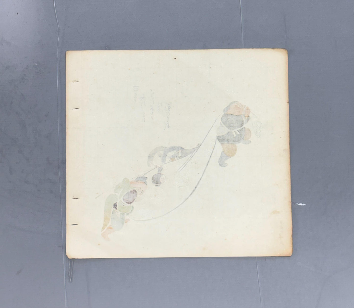 Japanese antique design, lithographic print, around a hundred years ago.