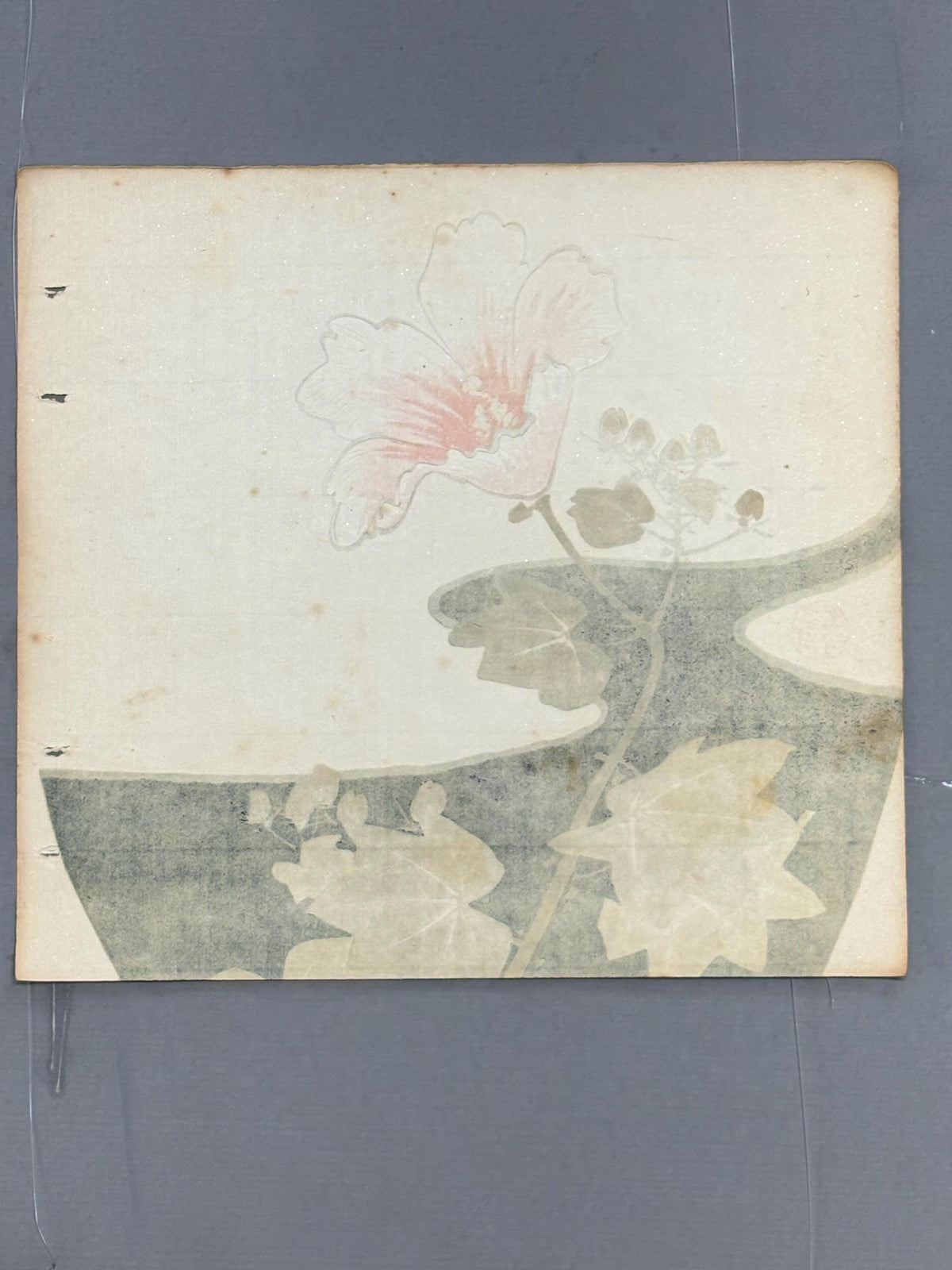 Japanese antique design, lithographic print, around a hundred years ago.