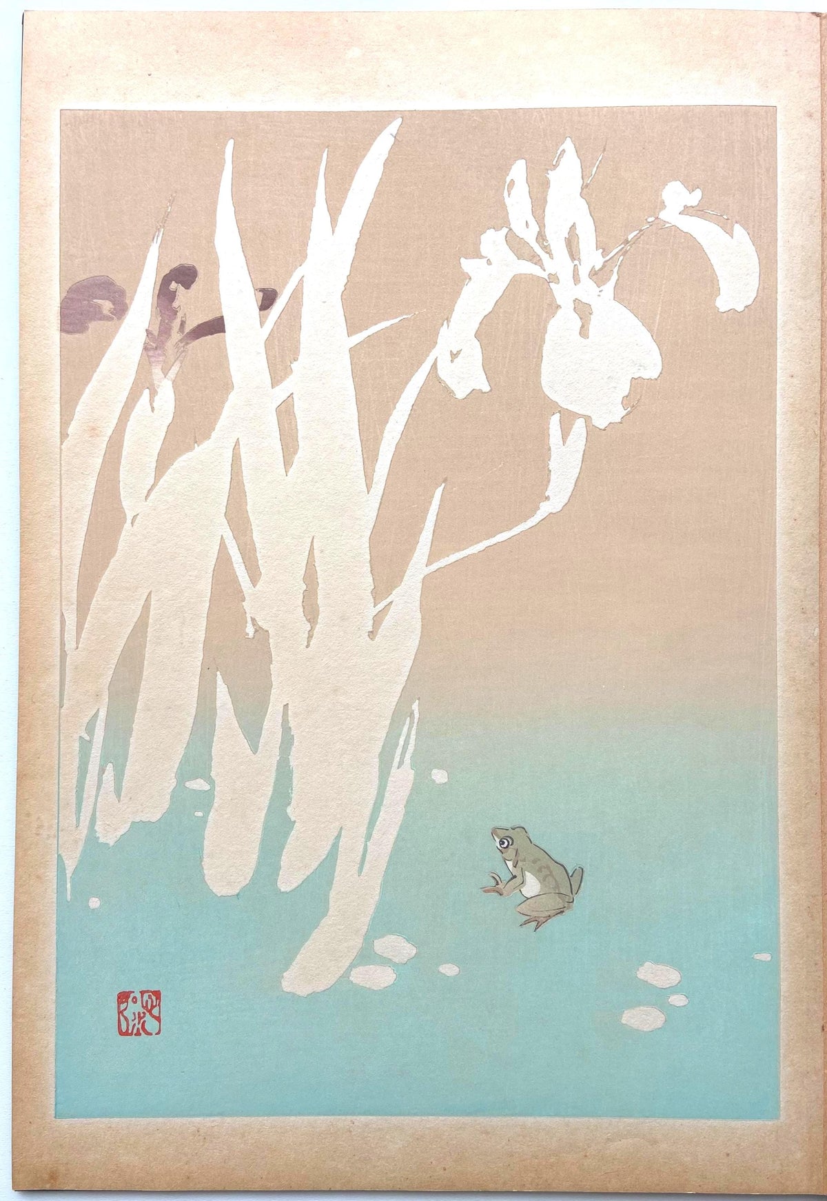 Japanese design, antique, woodcut print, 1934, Honda Bansui, "Tansai-Gafu".