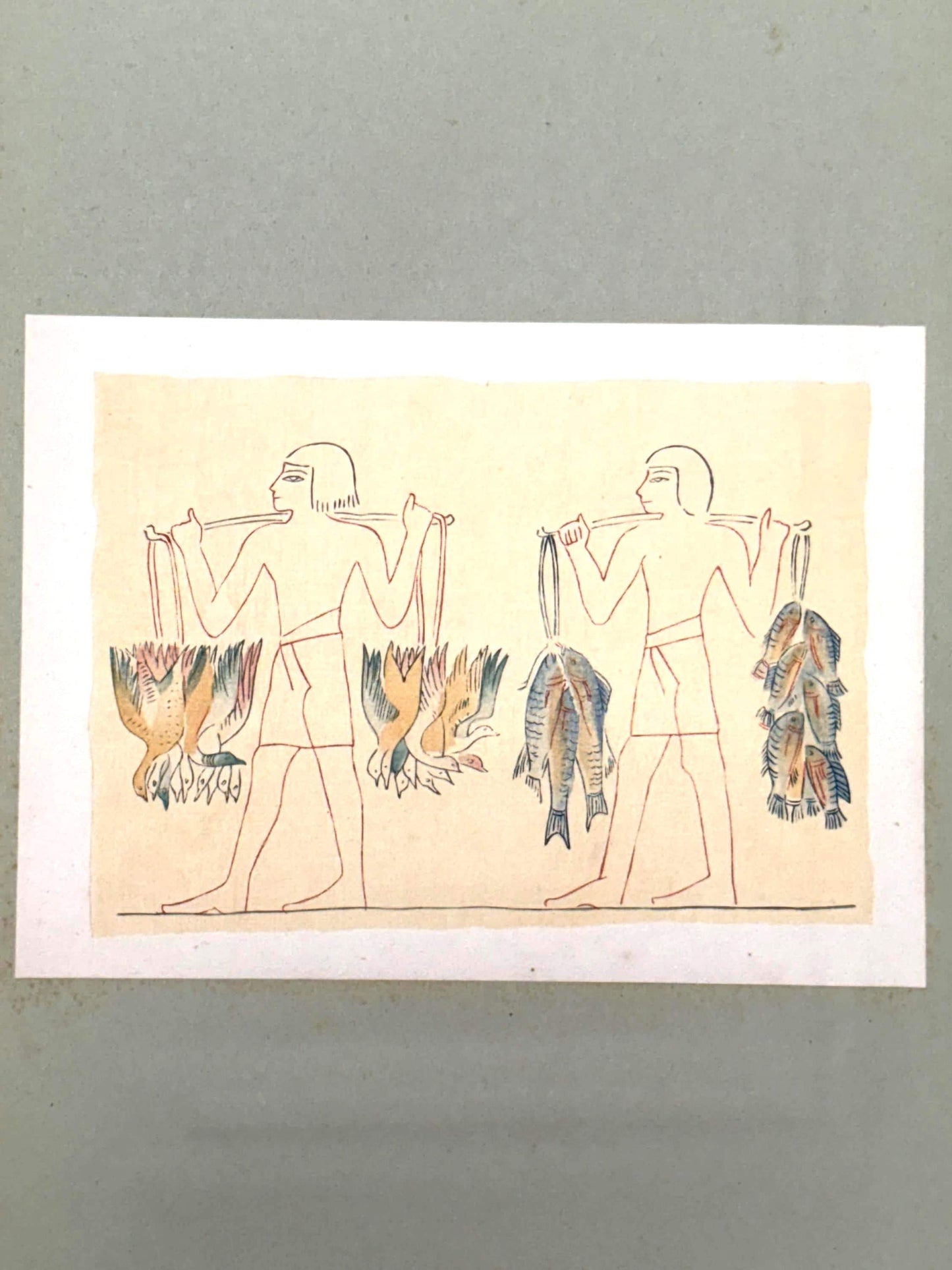 Japanese antique woodblock print, Design, 1929, Modern Egyptian style 7
